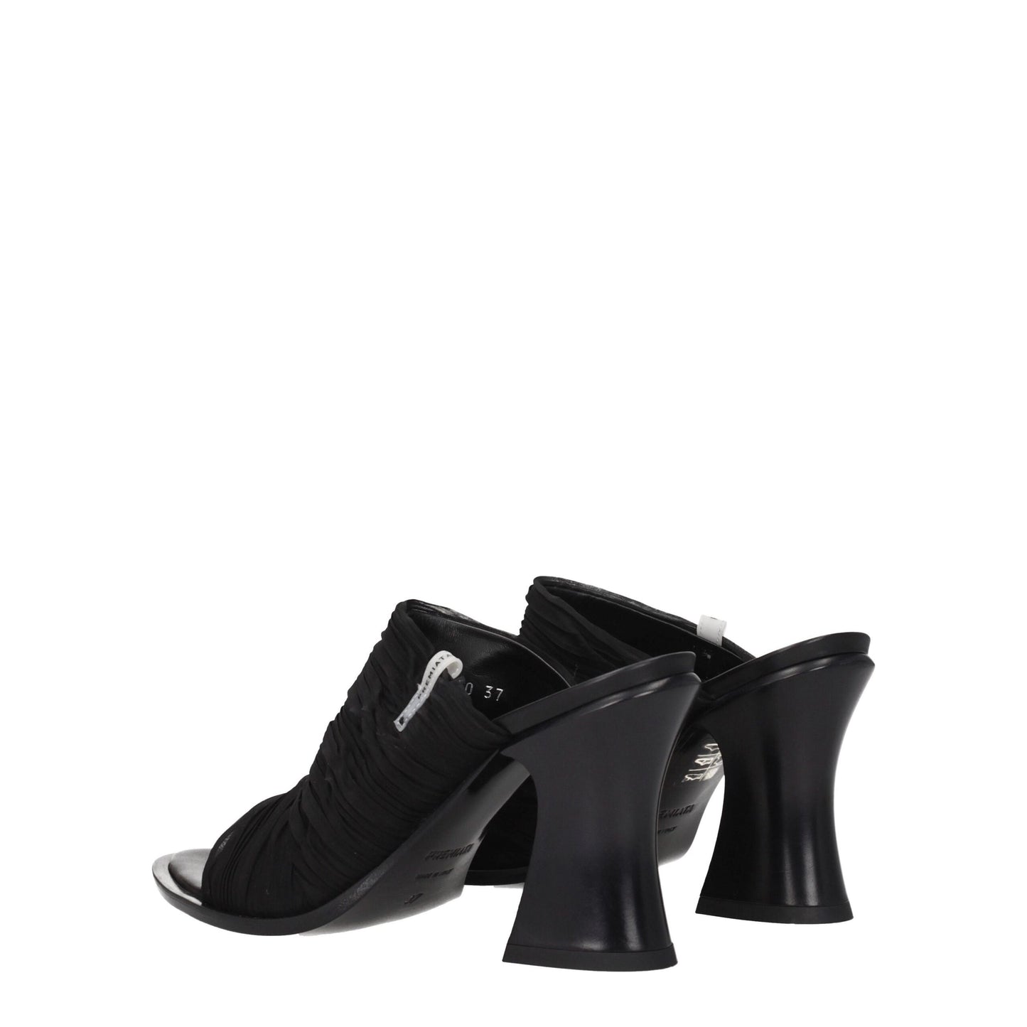 Premiata Schwarze Stoff-Plateaus