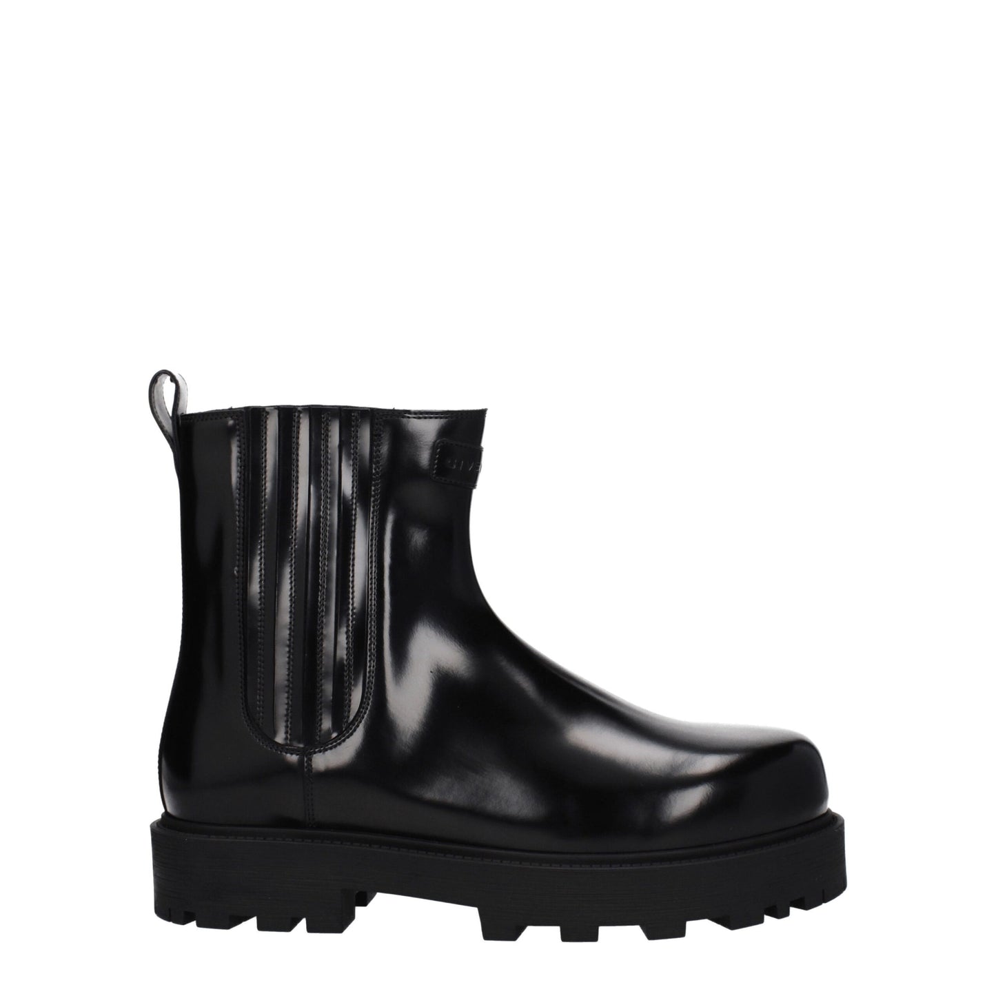 Givenchy Schwarze Lederstiefeletten