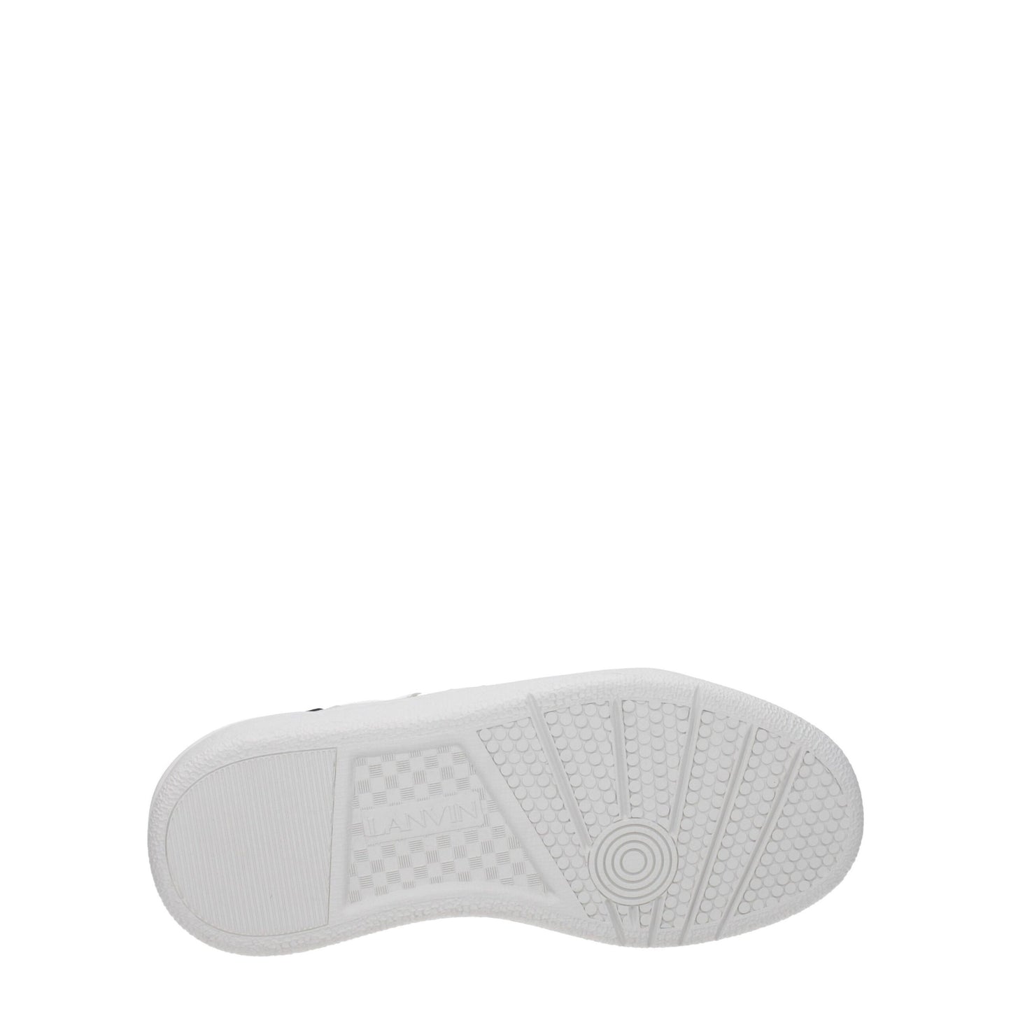 Lanvin Weiße Stoff-Low Tops
