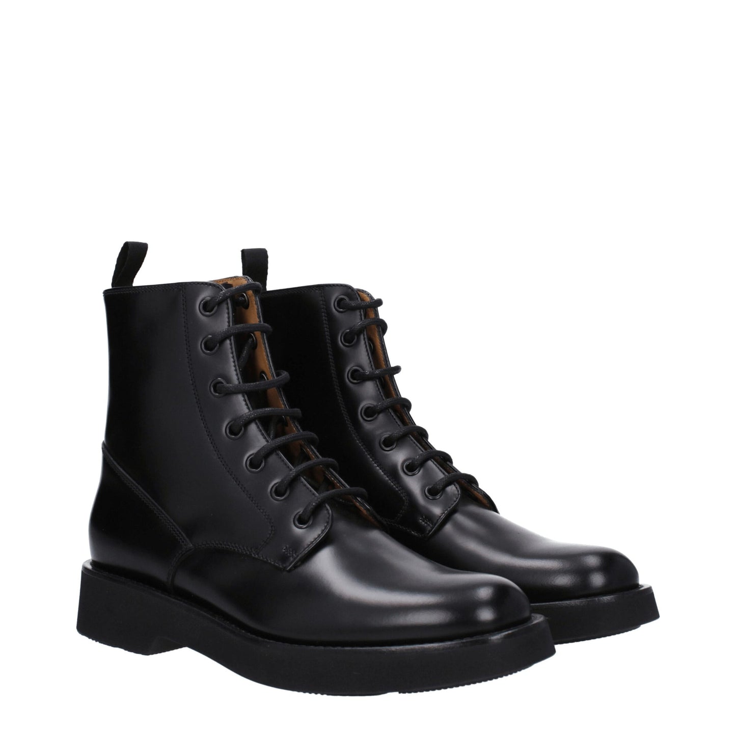 Church's Schwarze Lederstiefeletten