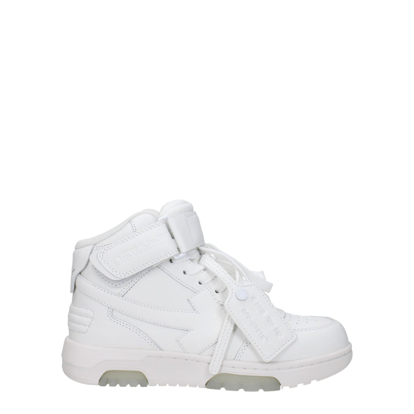 Off-White Weiße Leder-High-Tops