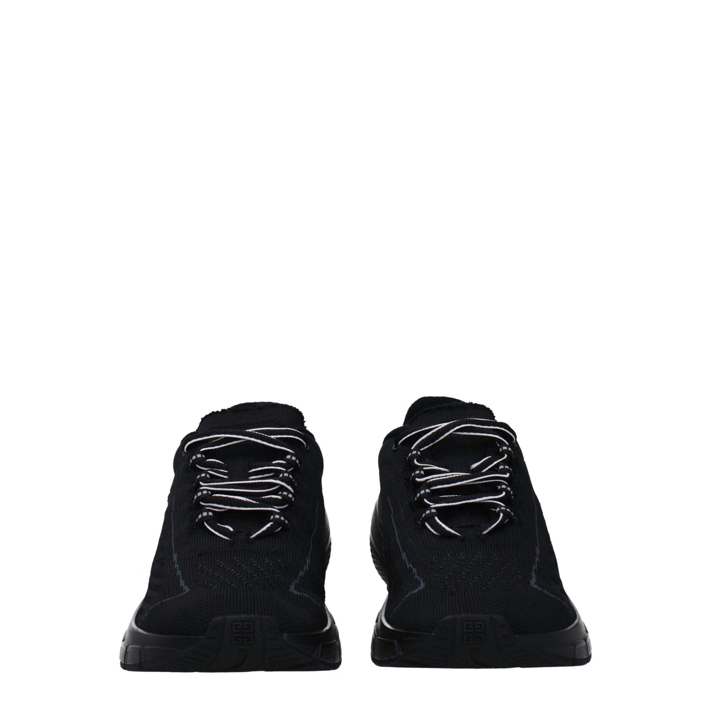 Givenchy Schwarzer Stoff Sportliche Turnschuhe