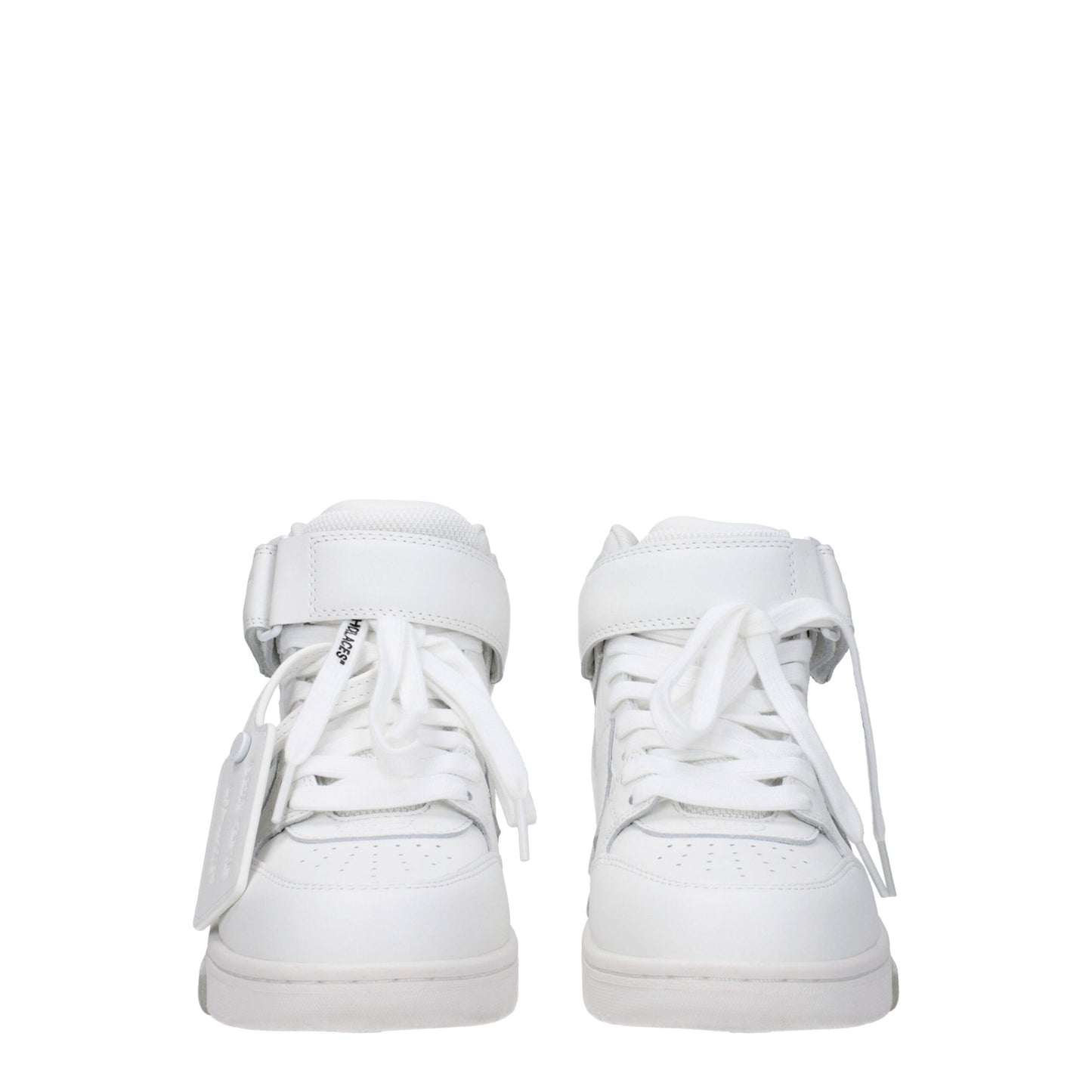 Off-White Weiße Leder-High-Tops