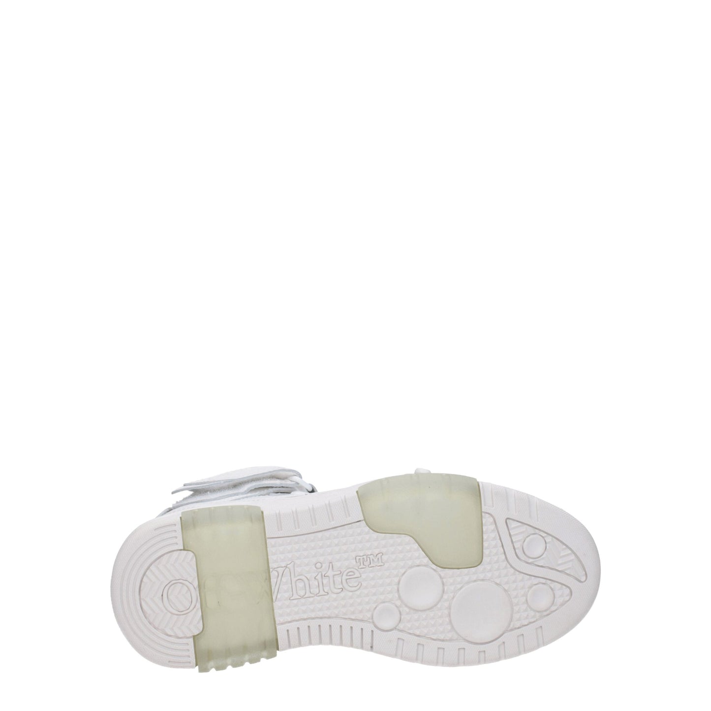 Off-White Weiße Leder-High-Tops