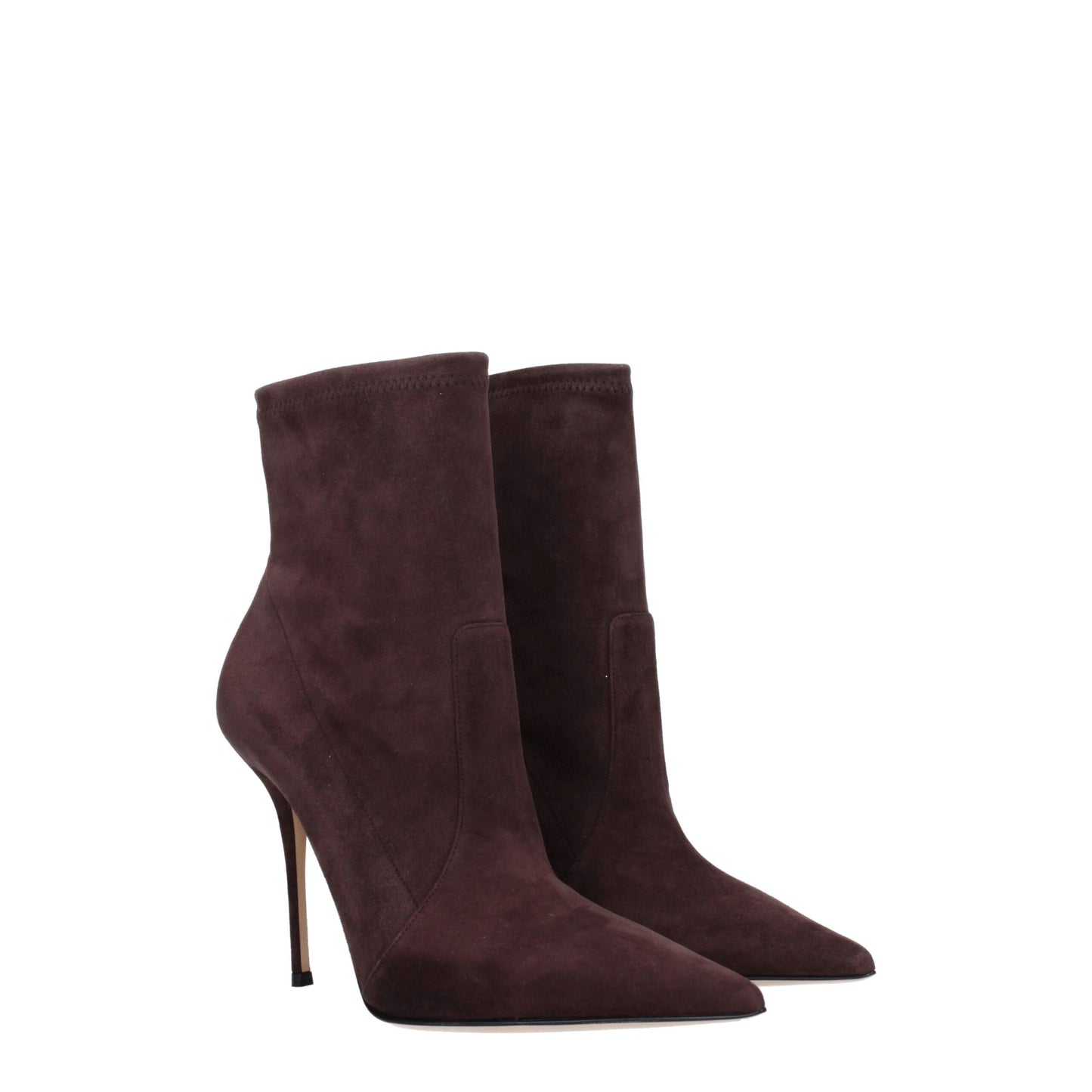 Casadei Braune Lederstiefeletten