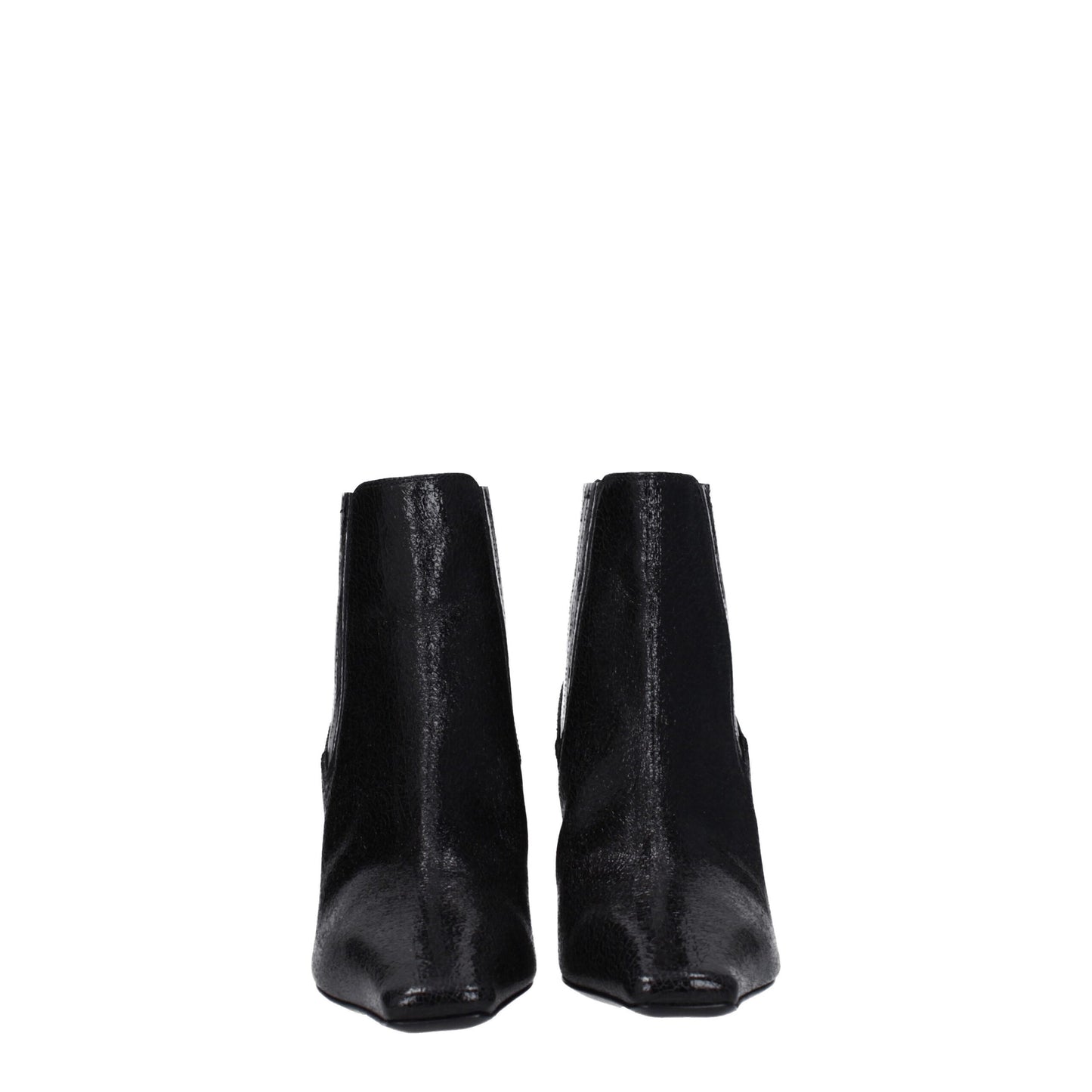 Casadei Schwarze Lederstiefeletten