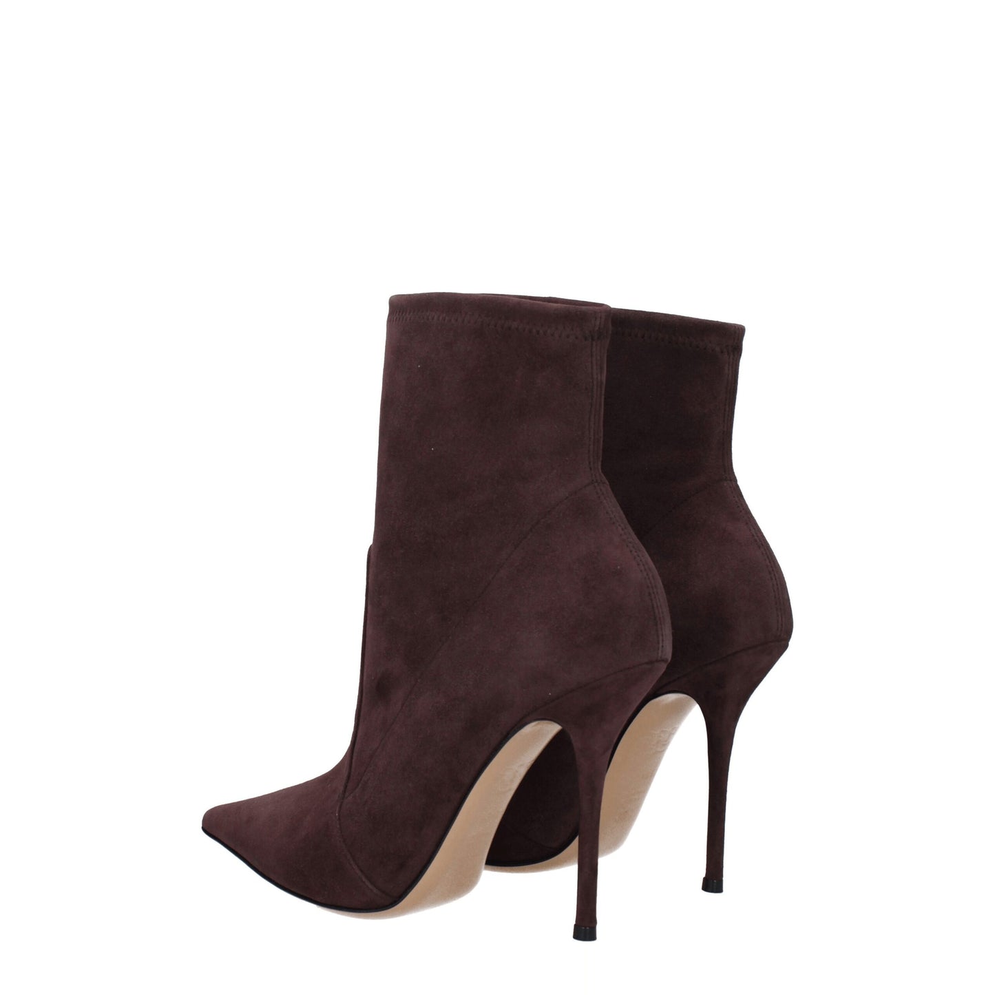 Casadei Braune Lederstiefeletten