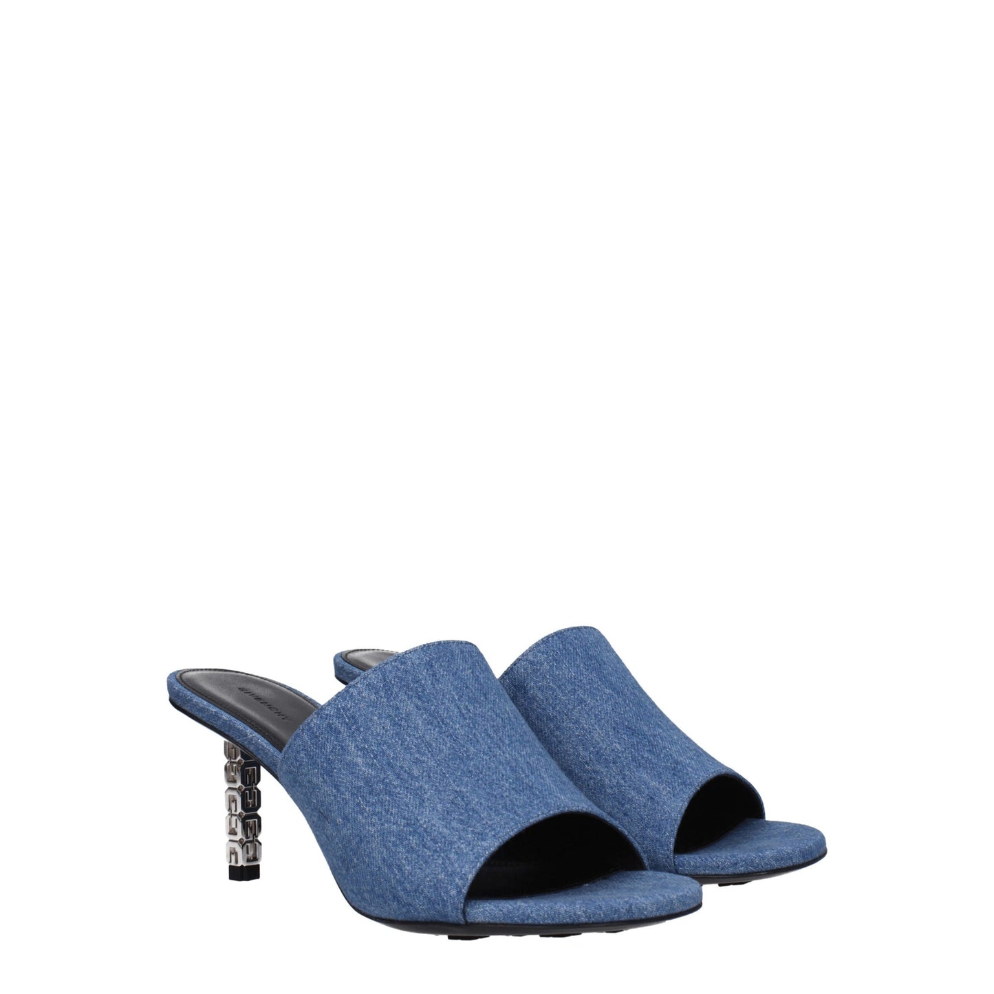 Givenchy Blaue Stoffplattformen