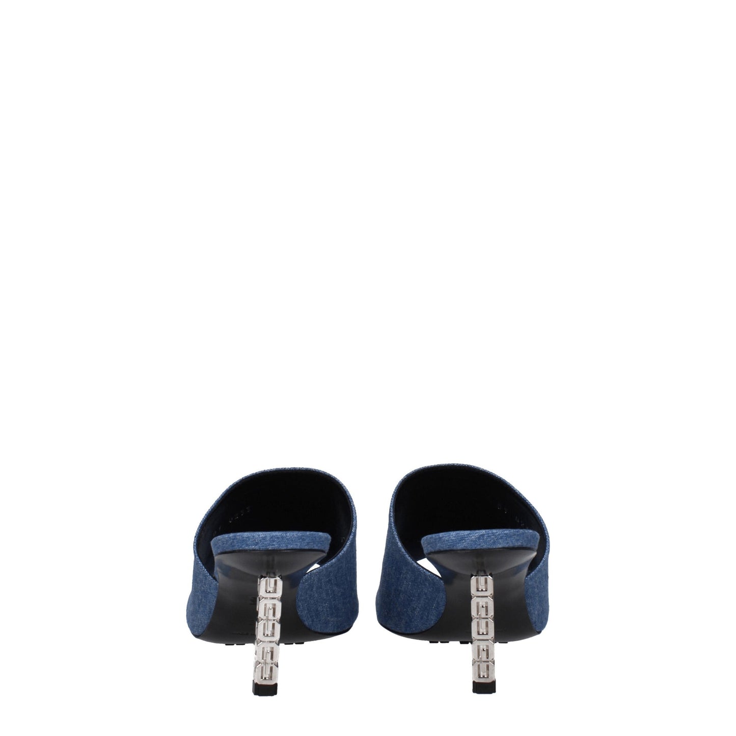 Givenchy Blaue Stoffplattformen