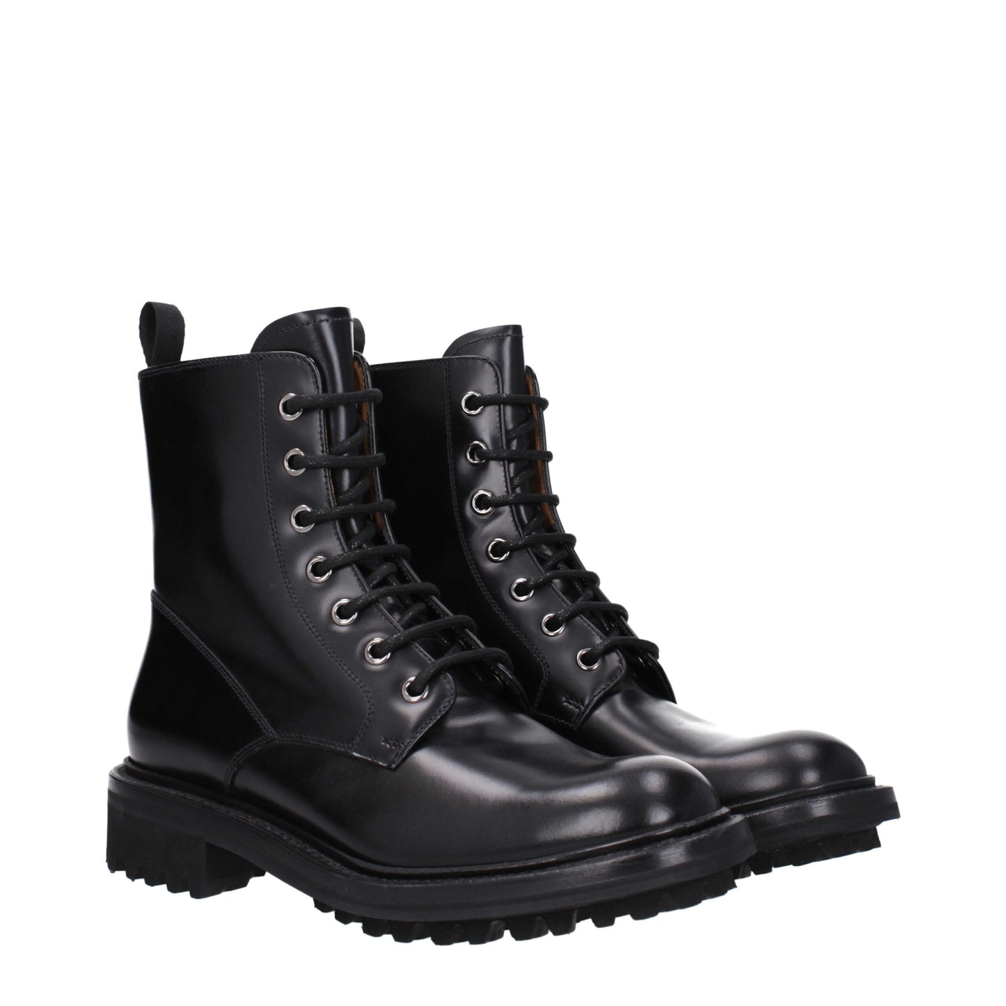 Church's Schwarze Lederstiefeletten