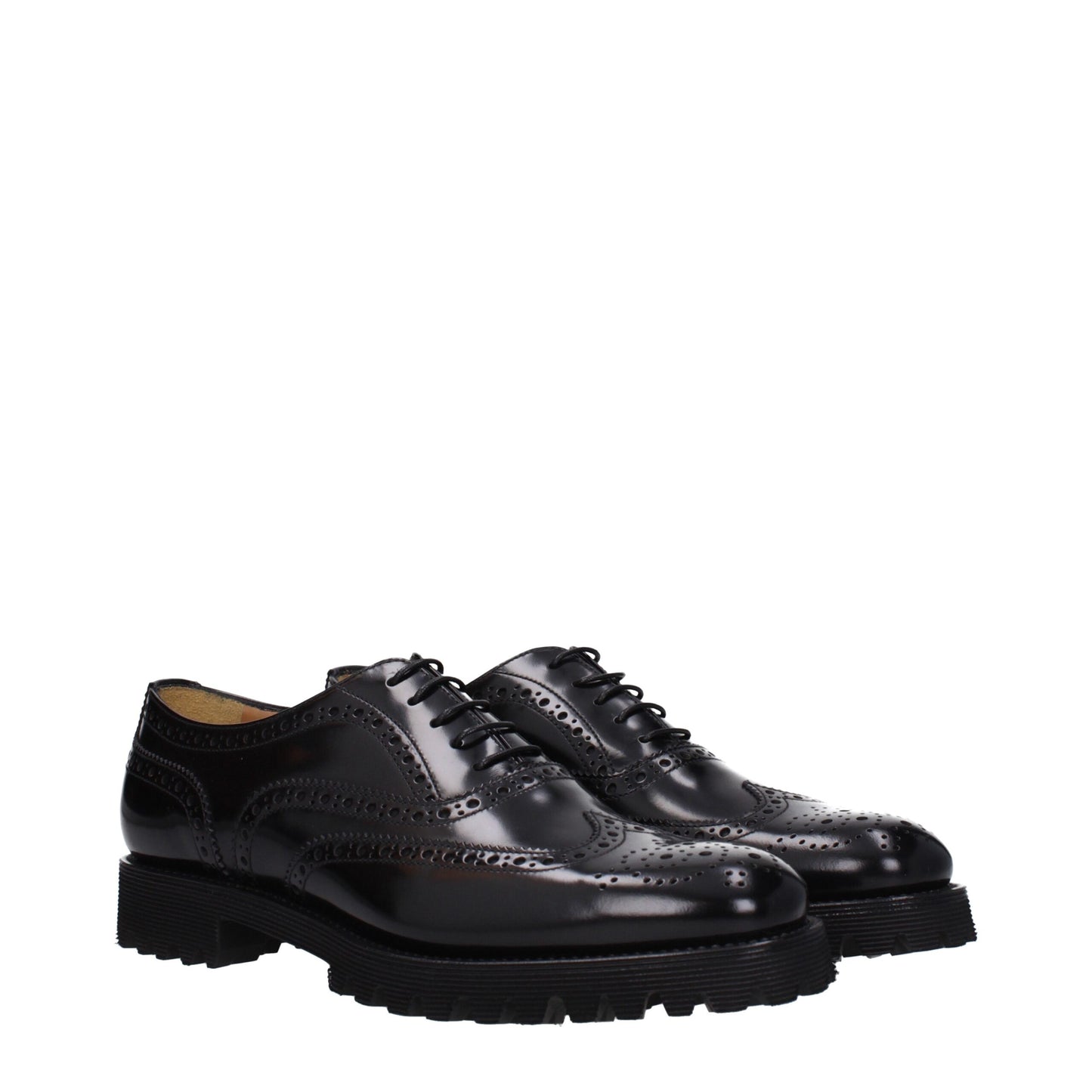 Church's Schwarze Leder Oxfords und Derbies