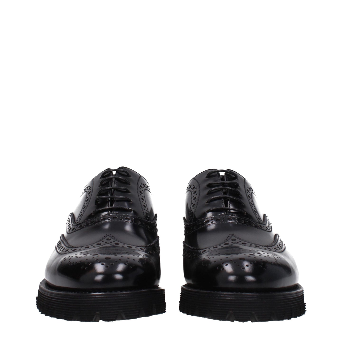 Church's Schwarze Leder Oxfords und Derbies