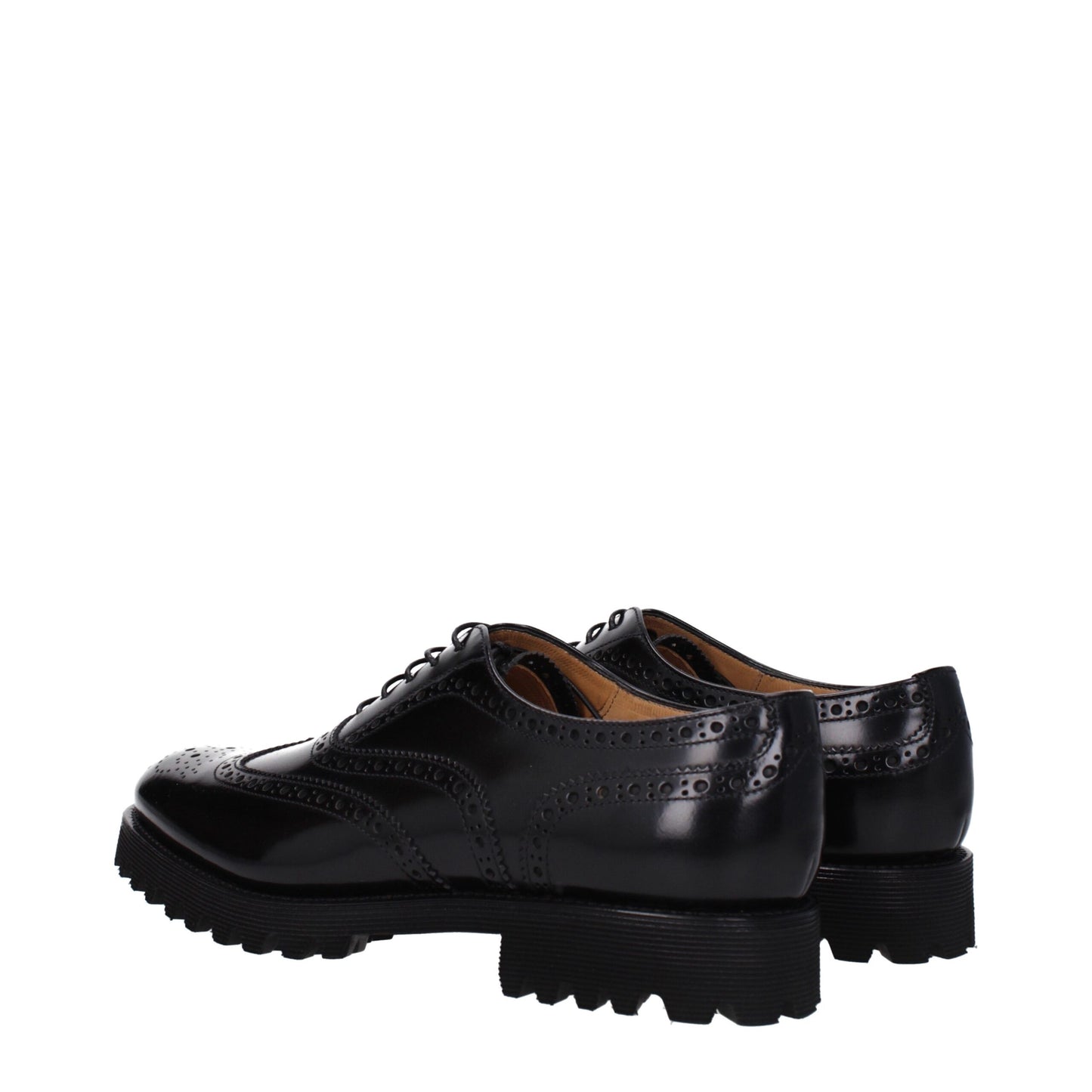 Church's Schwarze Leder Oxfords und Derbies