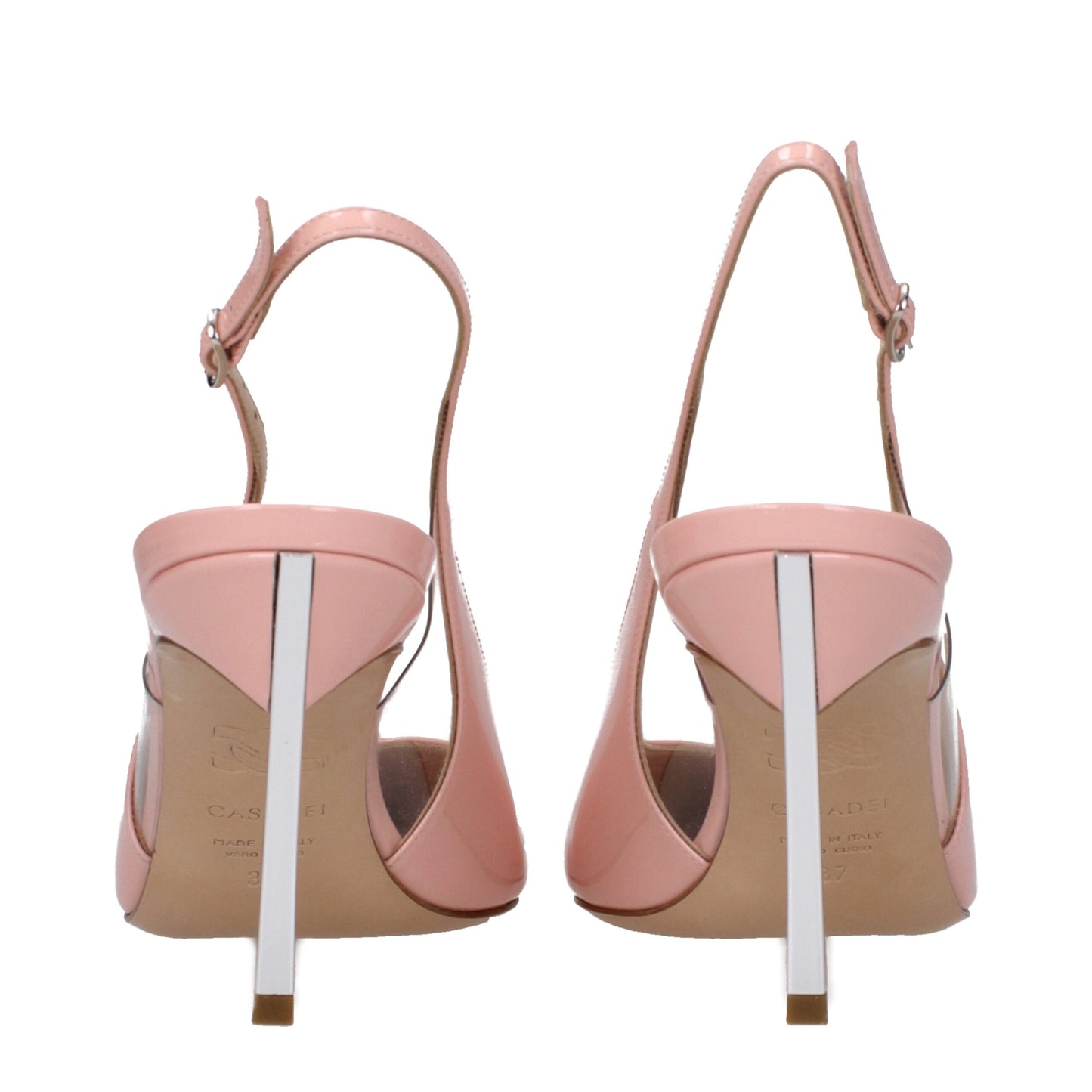 Casadei Rosa Leder Pumps mit hohem Absatz