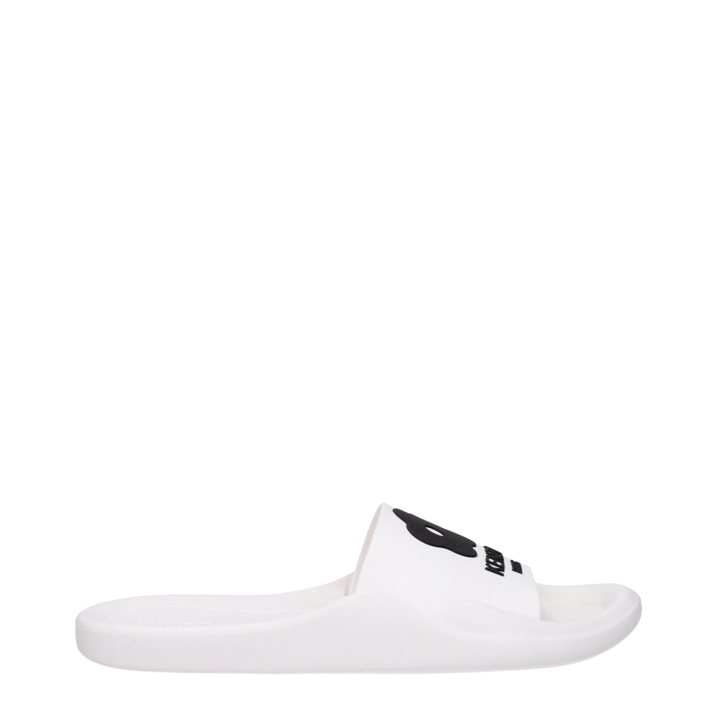 Kenzo Weiße Baumwollpantoffeln Sandalen
