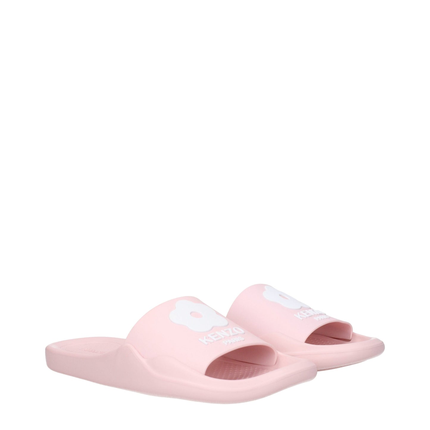 Kenzo Rosa Baumwollpantoffeln Sandalen