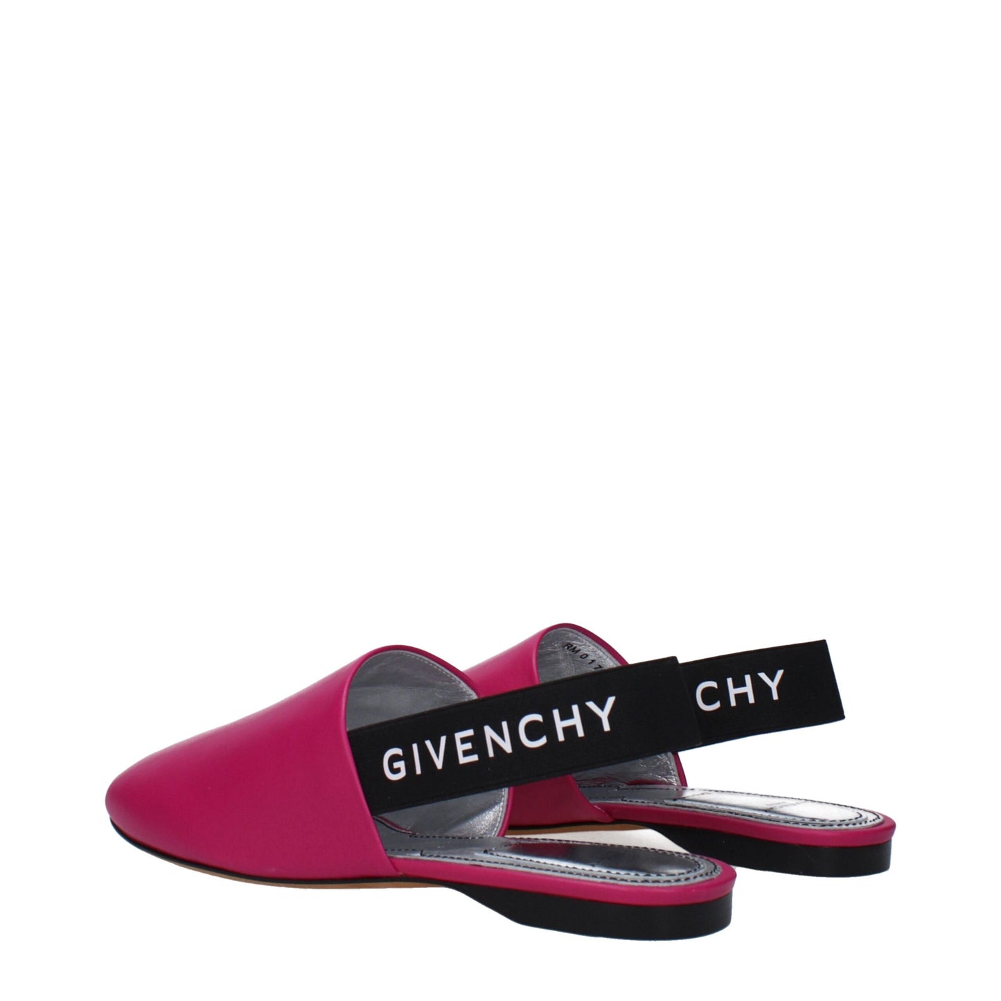 Givenchy Flache Sandalen aus rosa Leder