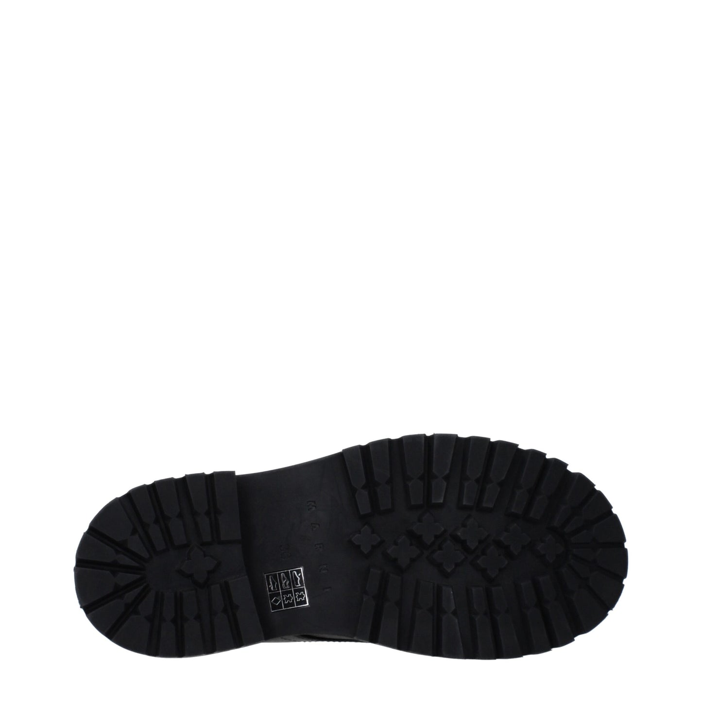 Marni Schwarze Leder Oxfords und Derbies
