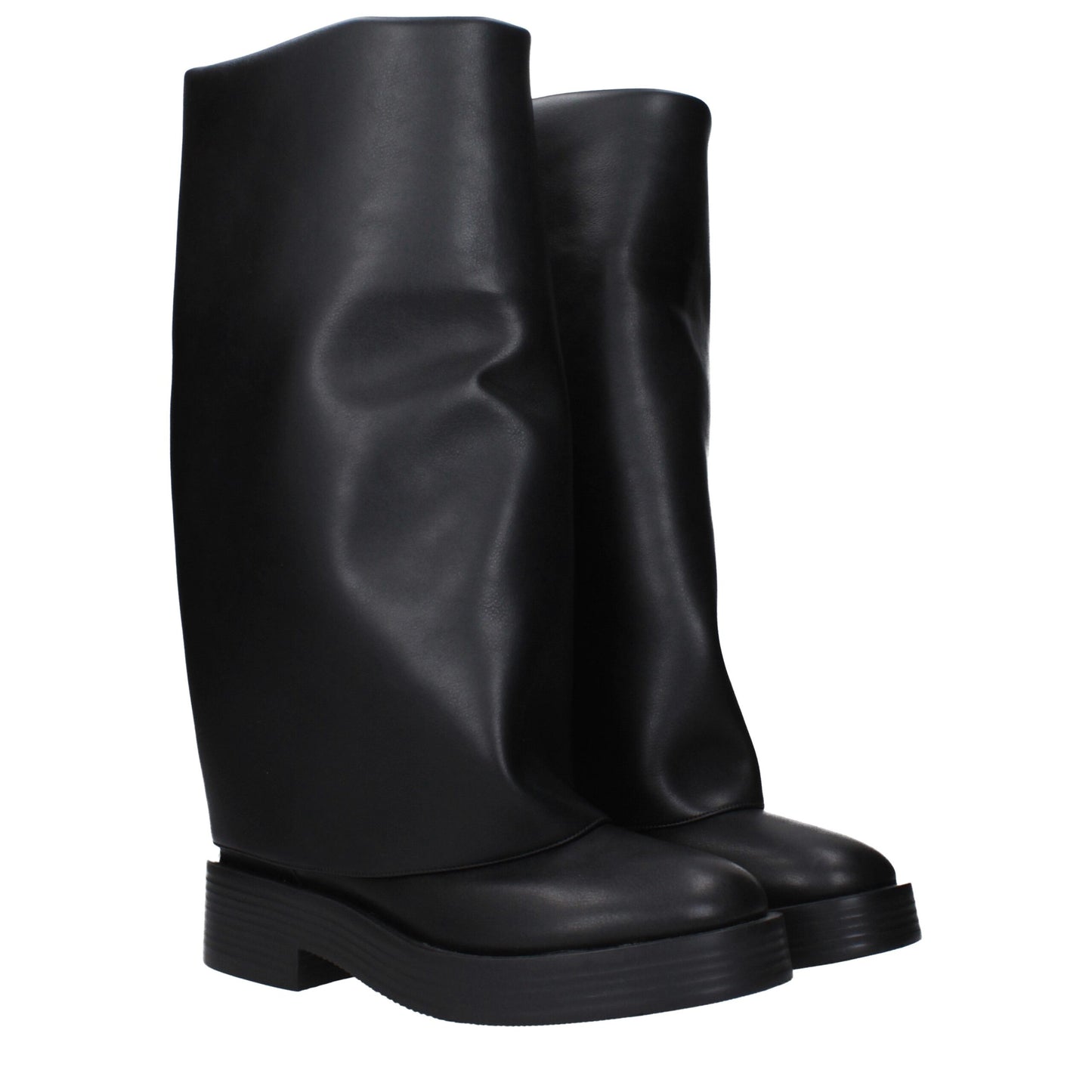 Casadei Schwarze Lederstiefel