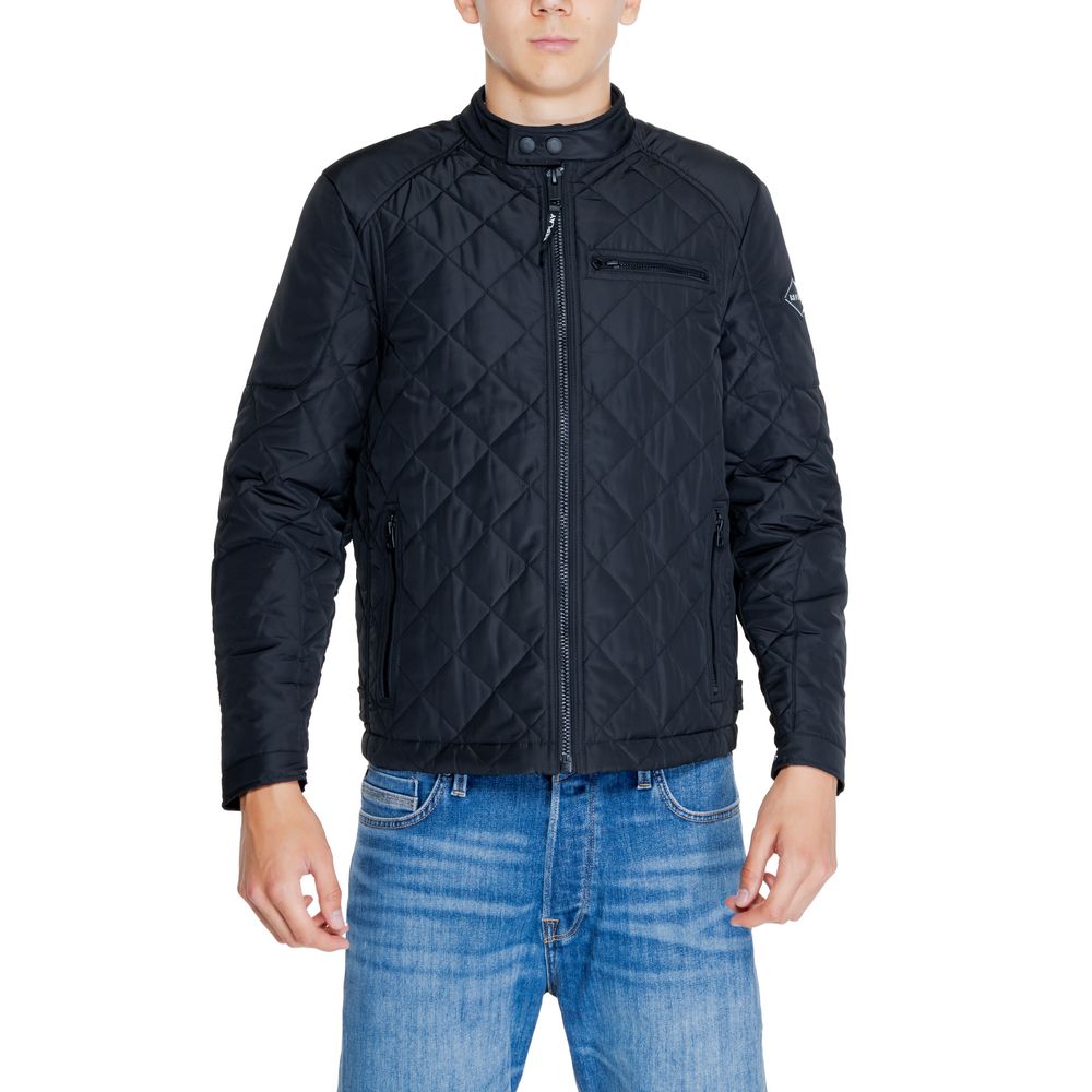Replay Schwarze Polyamid-Jacken &