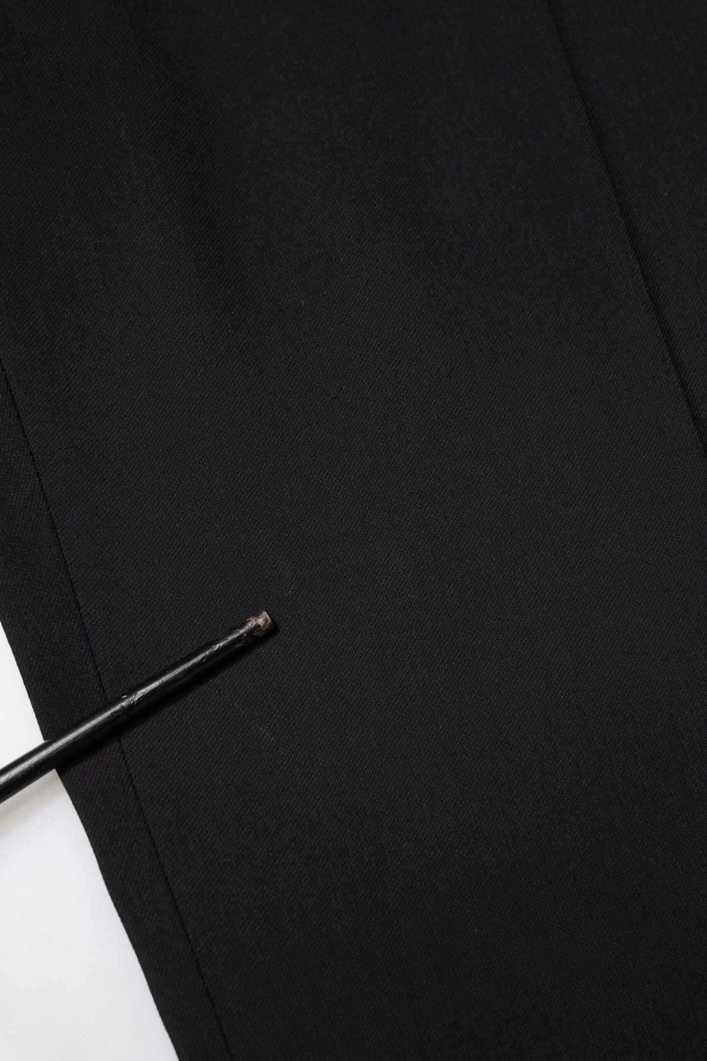 Dolce & Gabbana Schwarzer einreihiger 2-teiliger Anzug aus Baumwolle