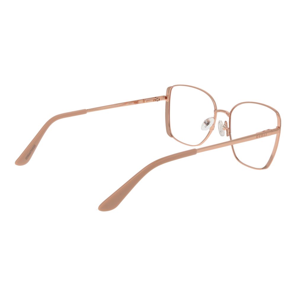 Guess Brille mit roségoldenem Metallrahmen