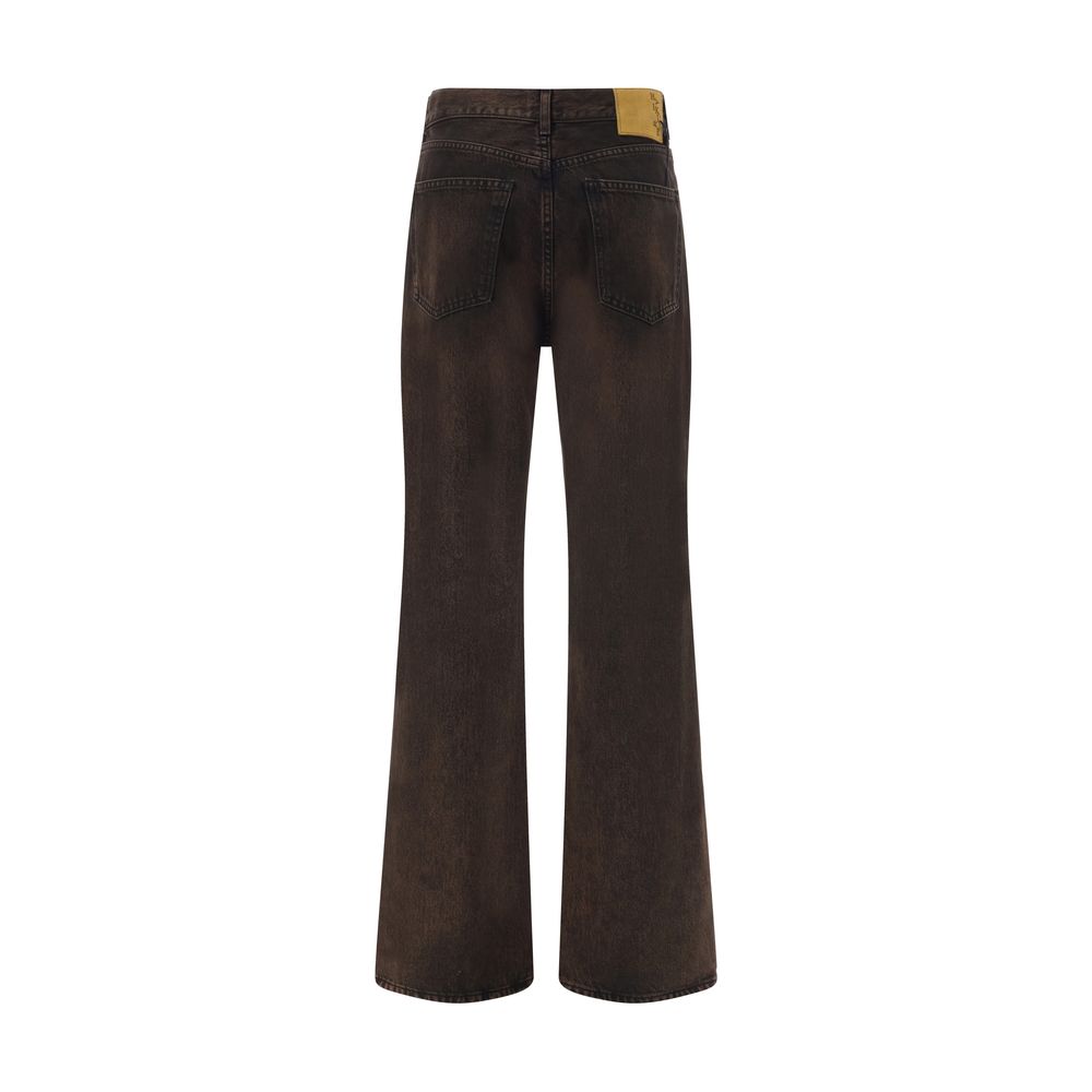 Haikure Jeans mit weitem Bein
