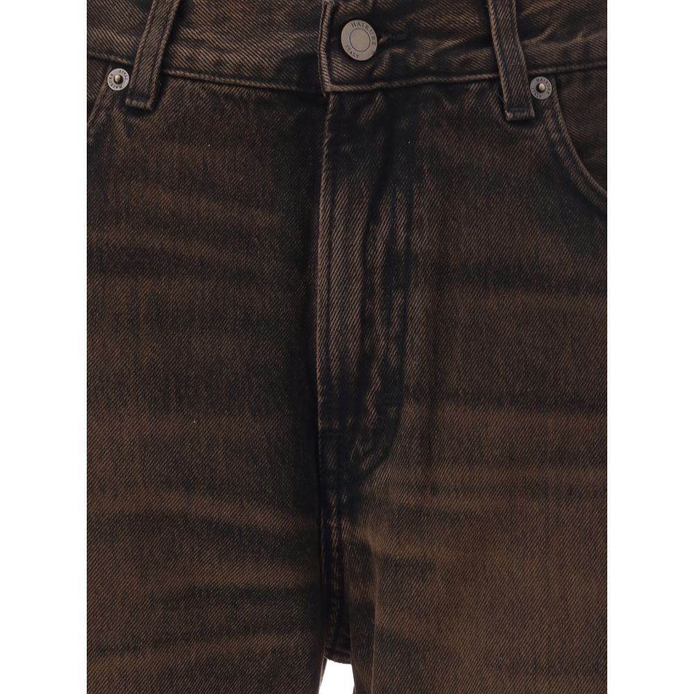 Haikure Jeans mit weitem Bein