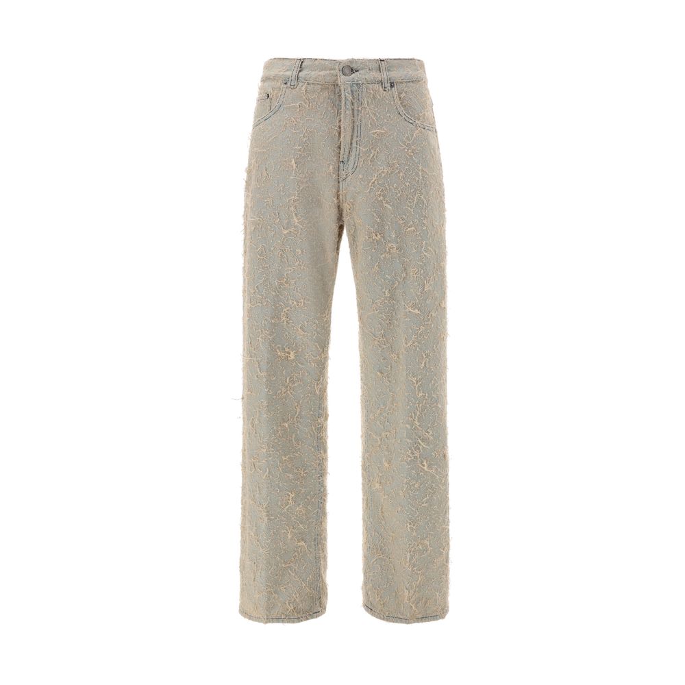 Haikure Jeans mit Pilling-Effekt