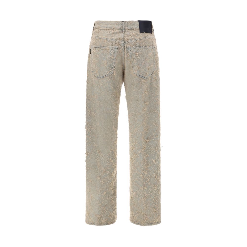 Haikure Jeans mit Pilling-Effekt