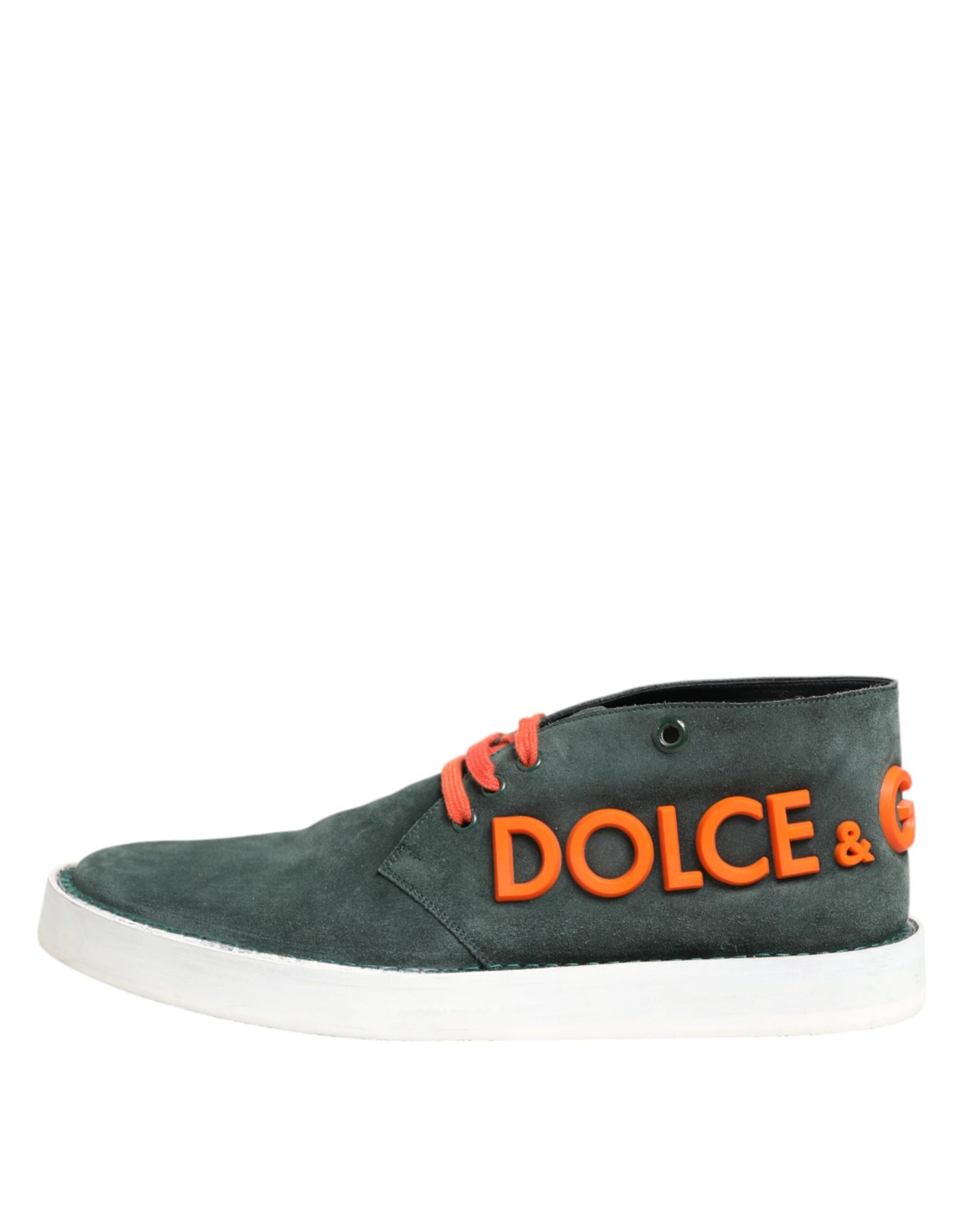 Dolce & Gabbana Grün Derby Logo Casual Männer Turnschuhe Schuhe