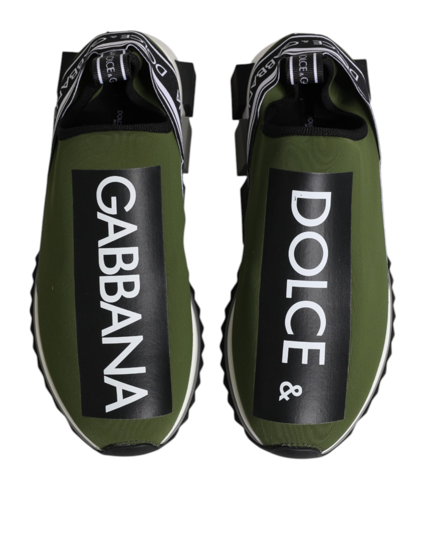 Dolce & Gabbana Grün Logo Low Top Sorrento Männer Turnschuhe Schuhe