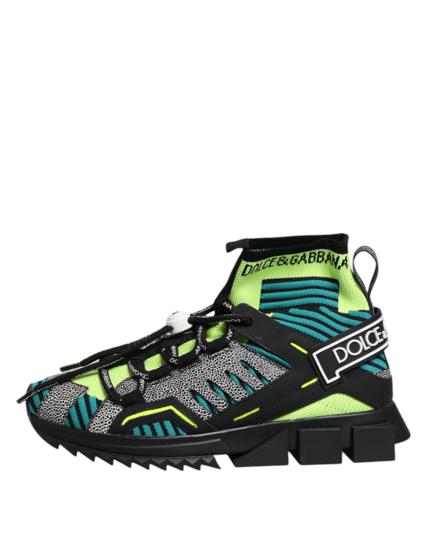 Dolce & Gabbana Multicolor Sorrento Socken Männer Turnschuhe Schuhe