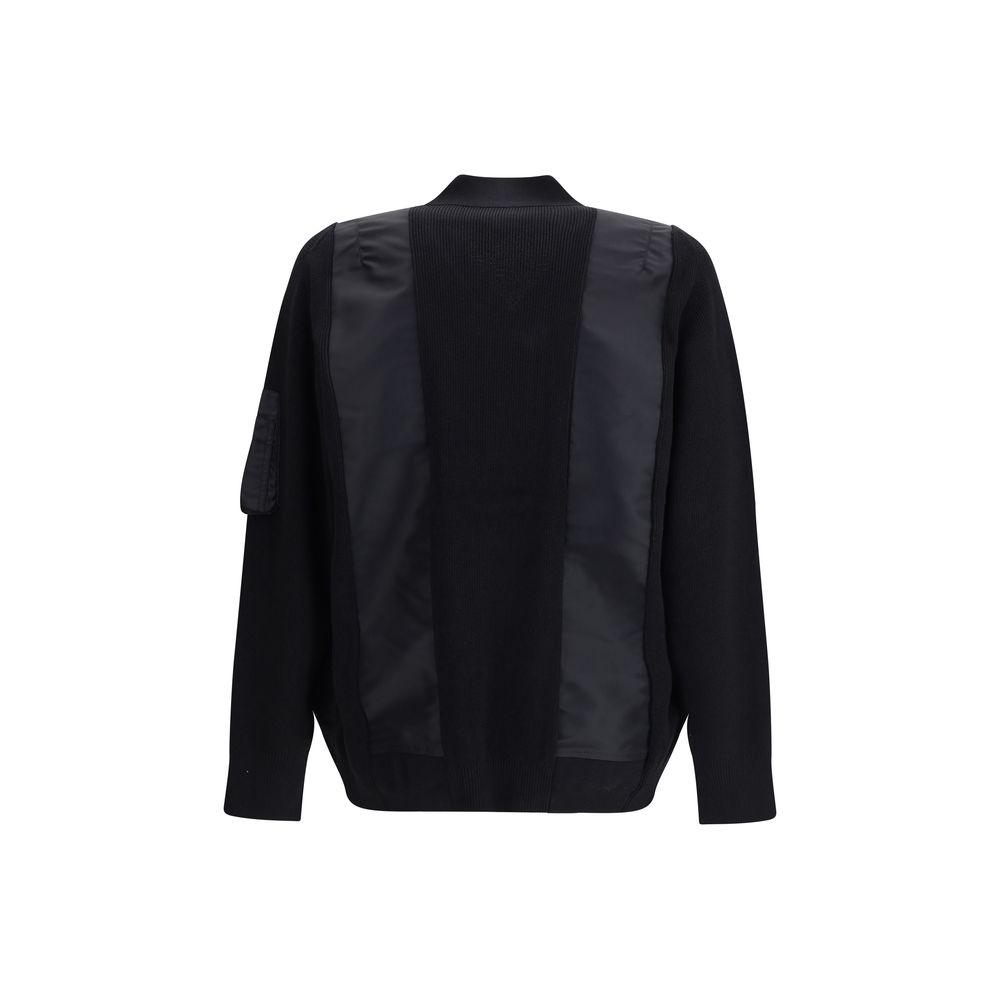 Sacai Jacke mit Reißverschluss und Blende