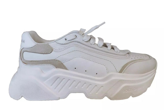 Dolce & Gabbana Weiß Daymaster Low Top Herren Turnschuhe