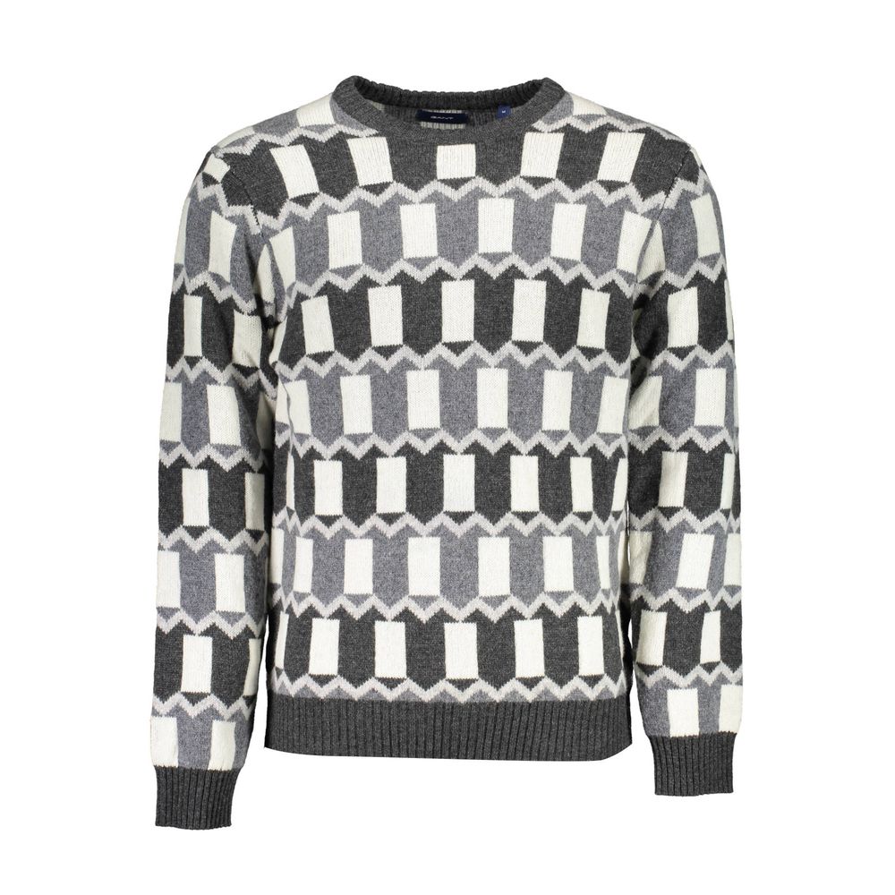 Gant Grauer Pullover aus Wolle