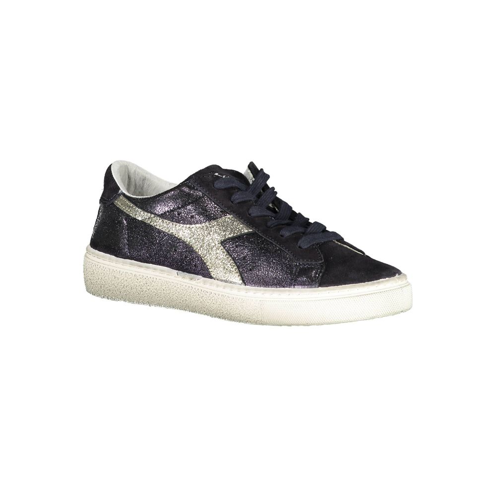 Diadora Schwarzer Stoffsneaker