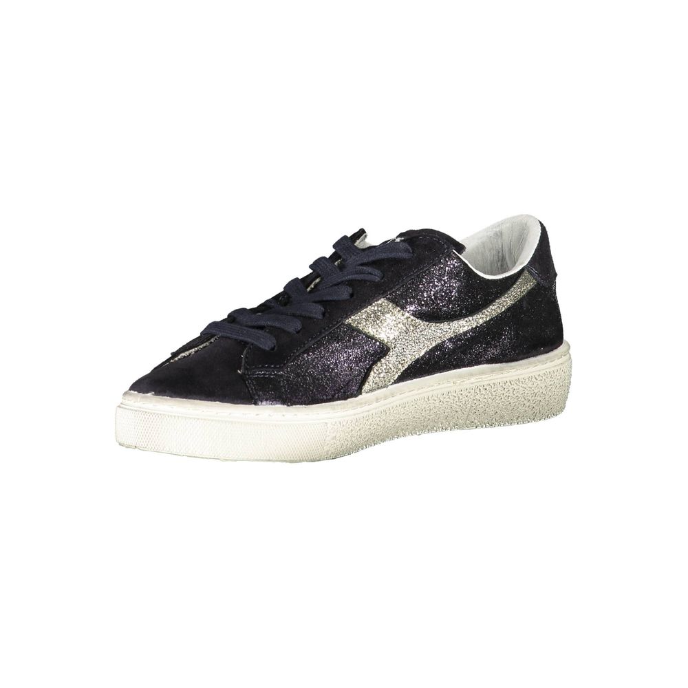 Diadora Schwarzer Stoffsneaker