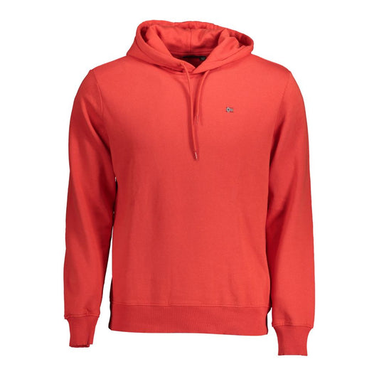 Napapijri Roter Baumwollpullover für Männer