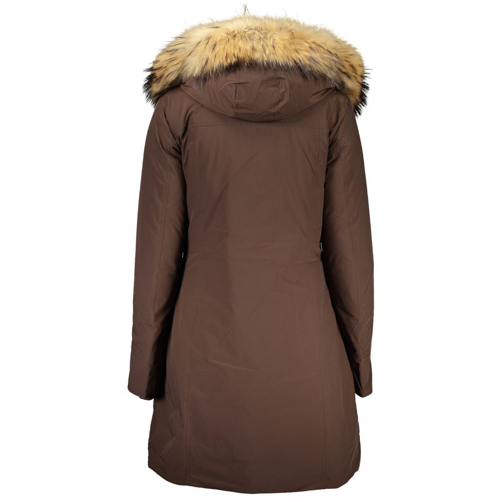 Woolrich Braune Baumwolljacken &