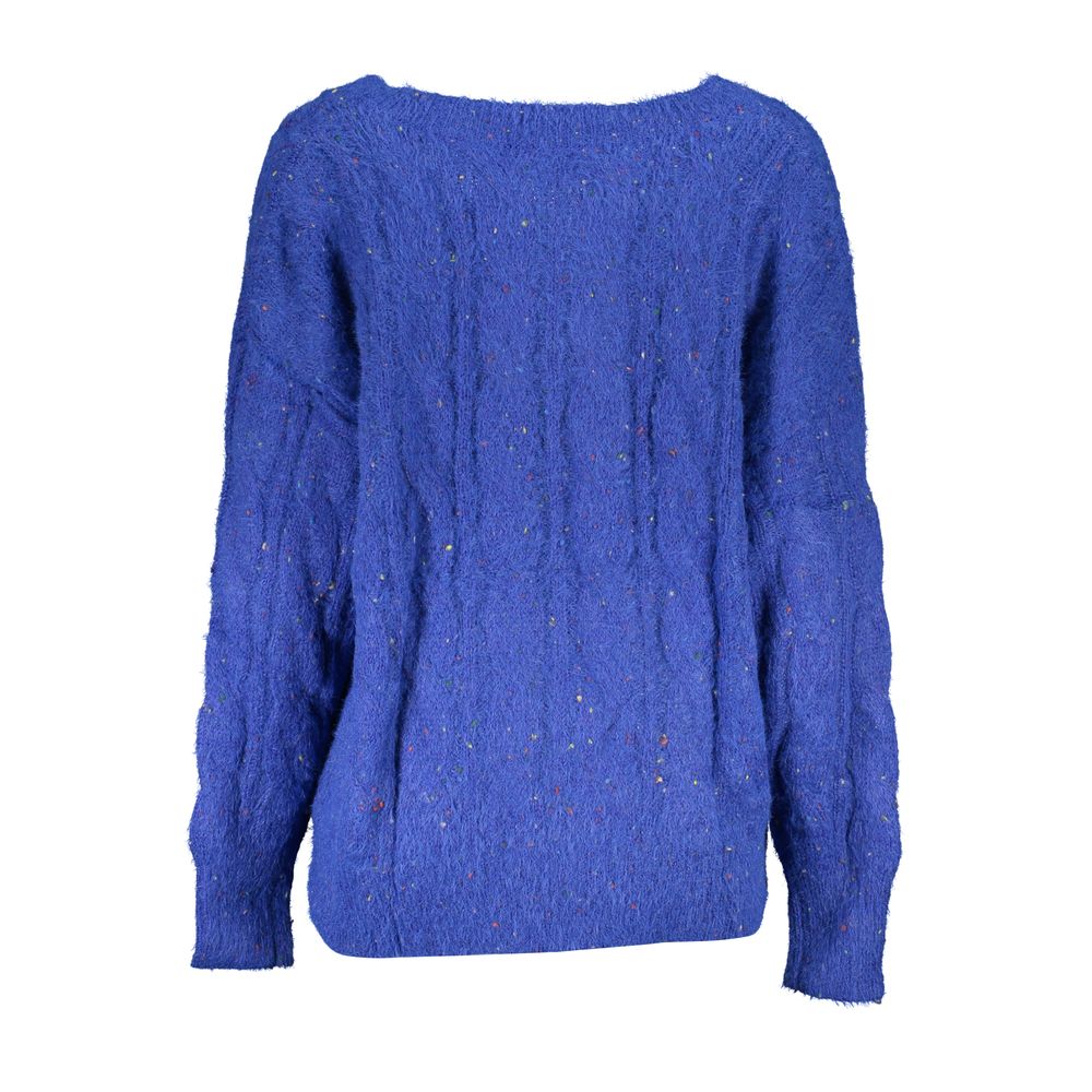 Desigual Blauer Polyester-Pullover