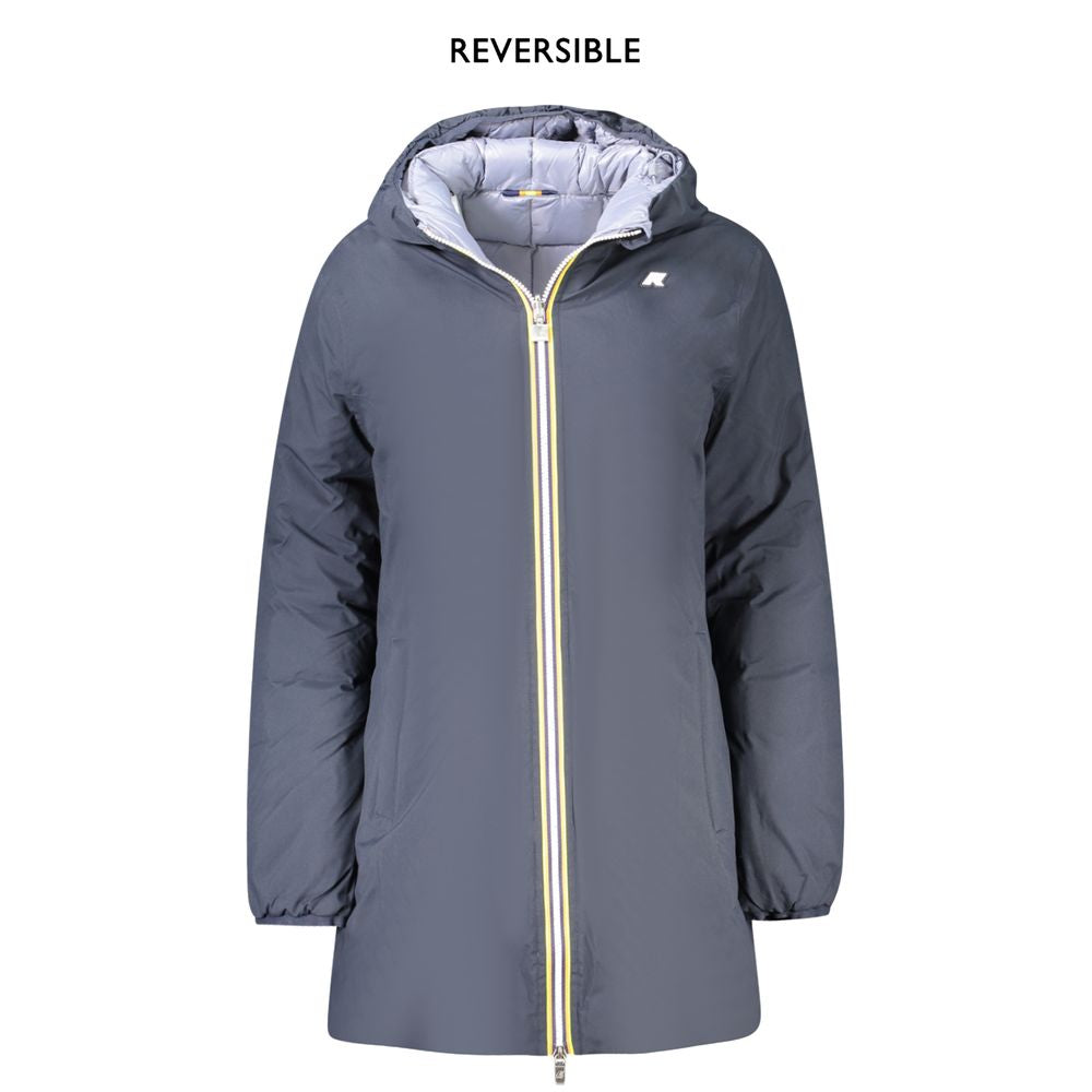 K-WAY Blaue Polyesterjacken &