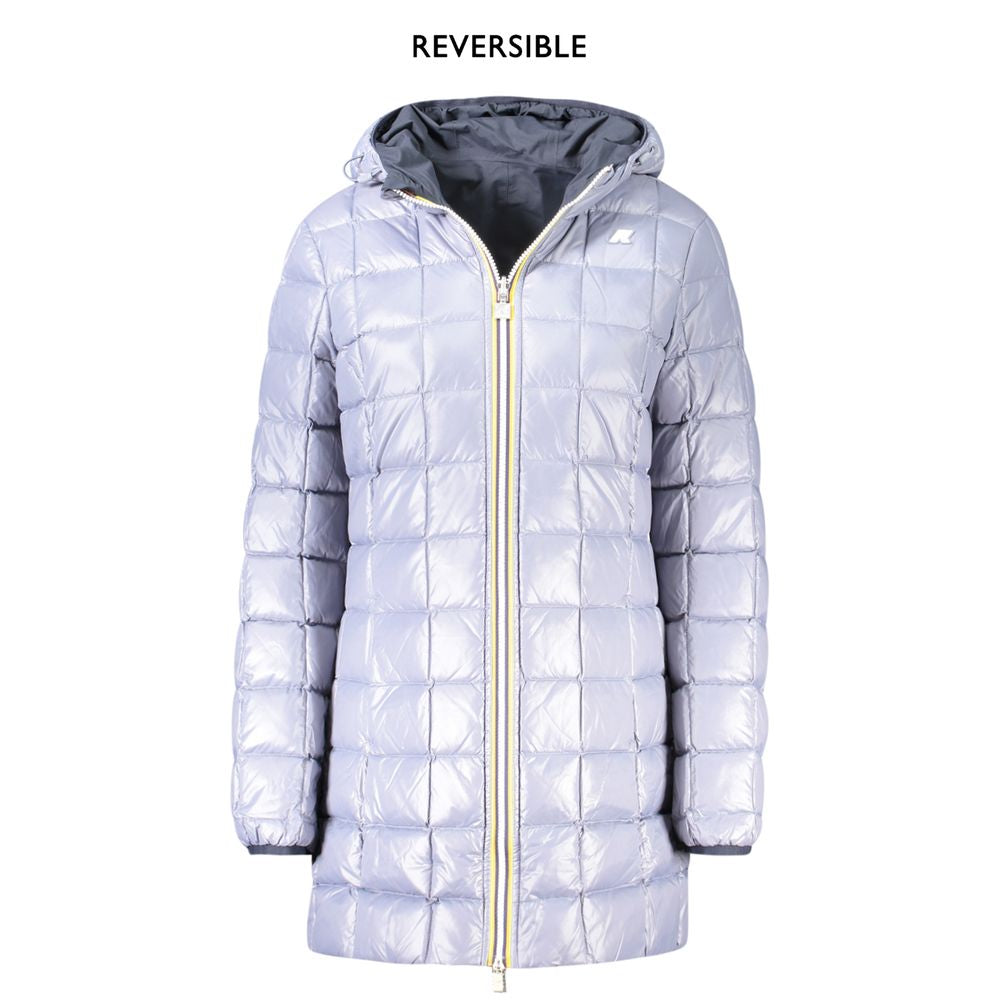K-WAY Blaue Polyesterjacken &