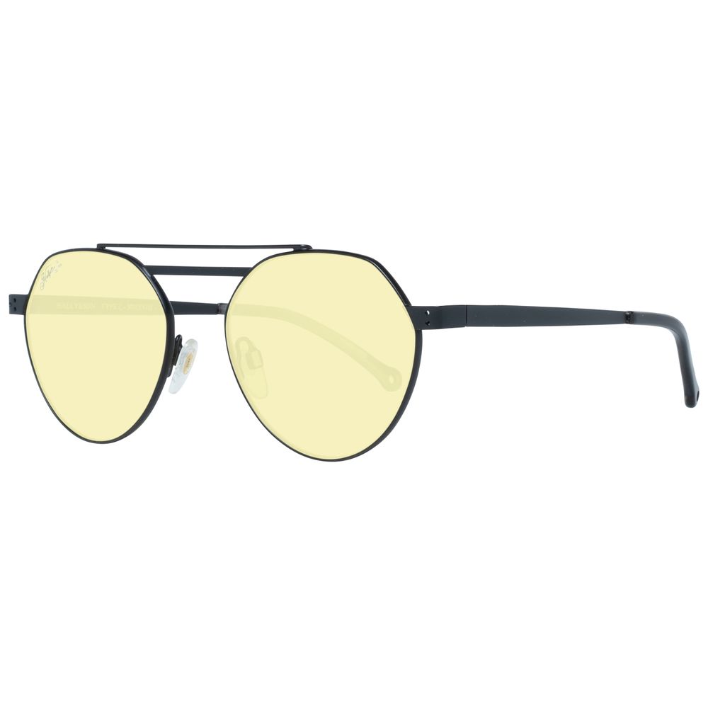 Hally&Son Schwarze Metall-Sonnenbrille