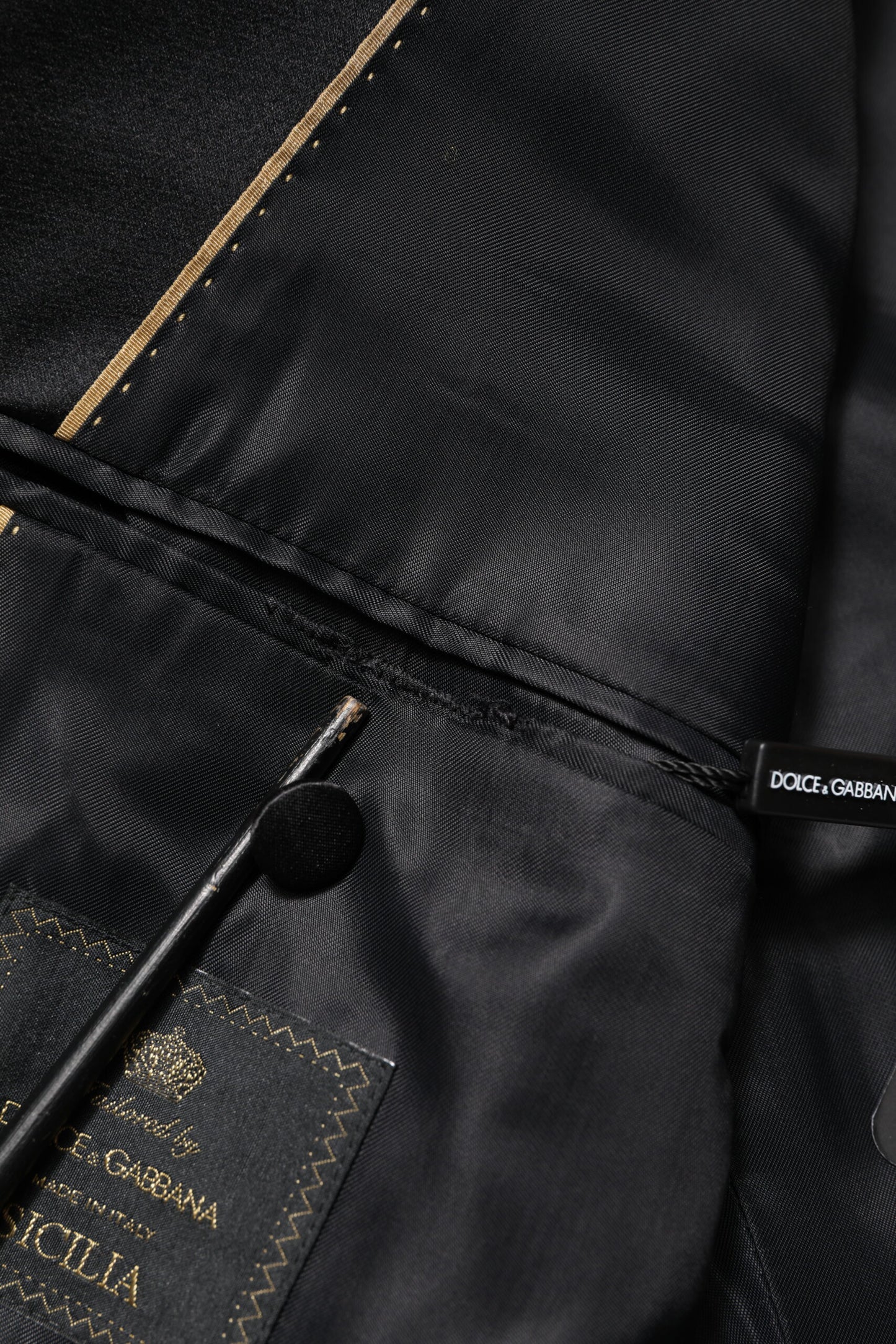 Dolce & Gabbana Orange SICILIA Zweireihiger Mantel Blazer