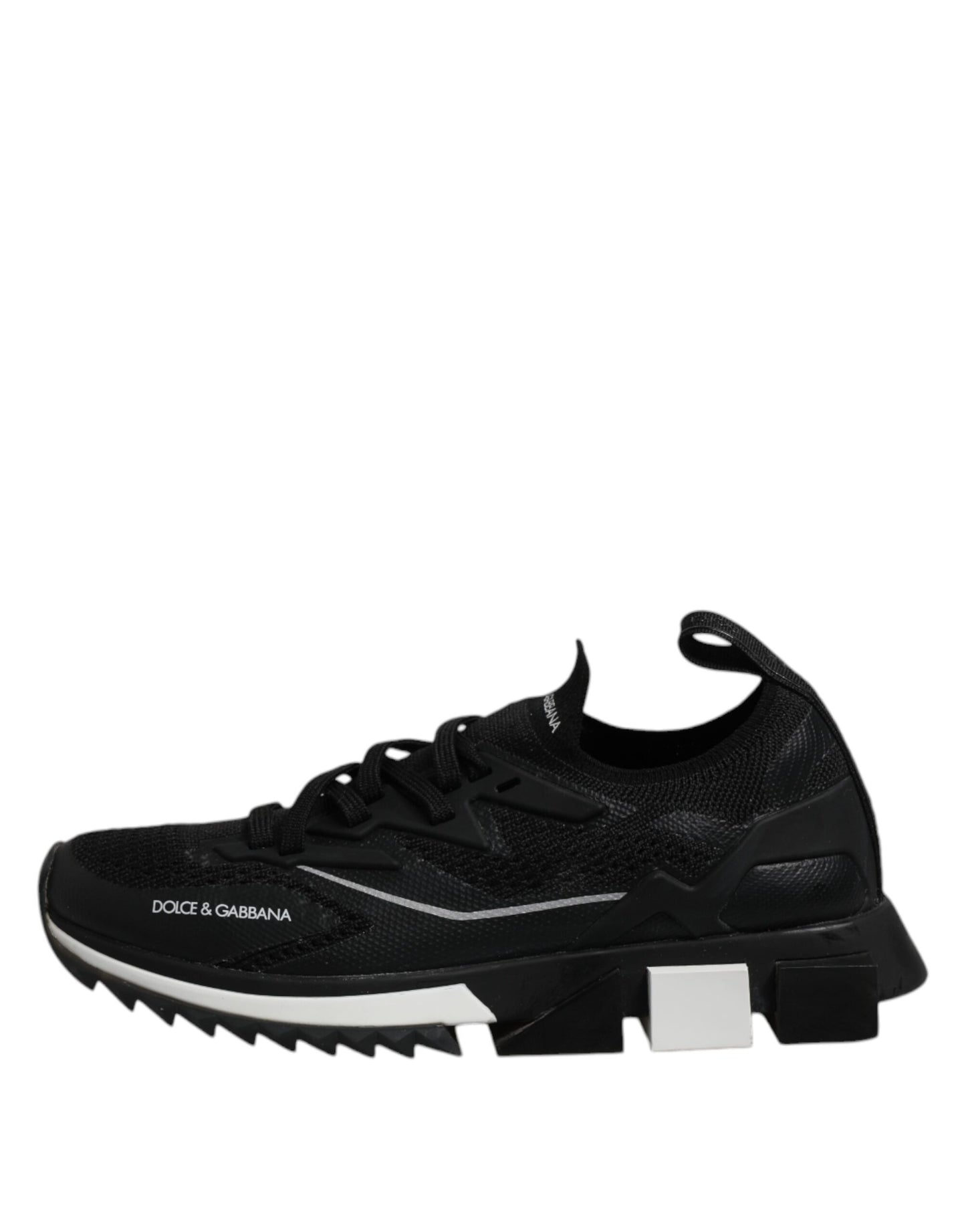 Dolce & Gabbana Schwarz SORRENTO Lace Up Männer Turnschuhe Schuhe