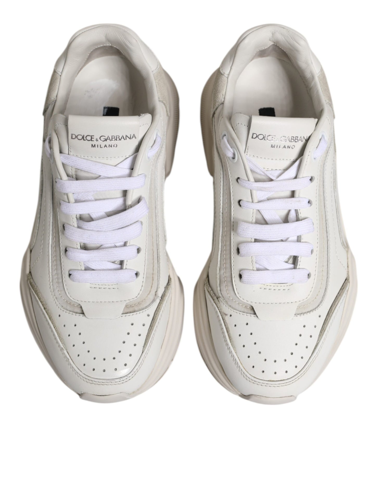 Dolce & Gabbana Weiß Daymaster Low Top Turnschuhe Schuhe