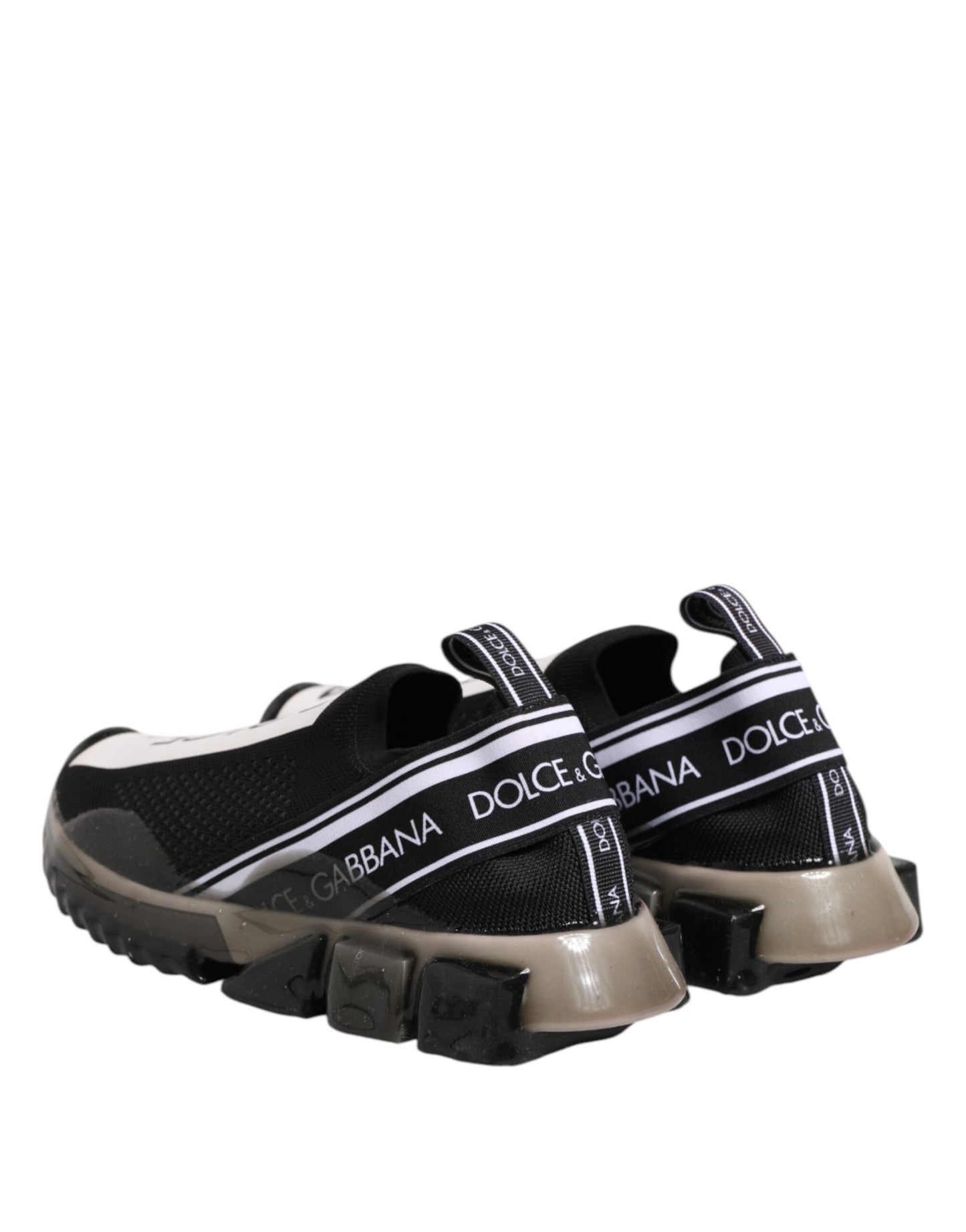 Dolce & Gabbana Schwarz Sorrento Slip On Low Top Sneakers Schuhe