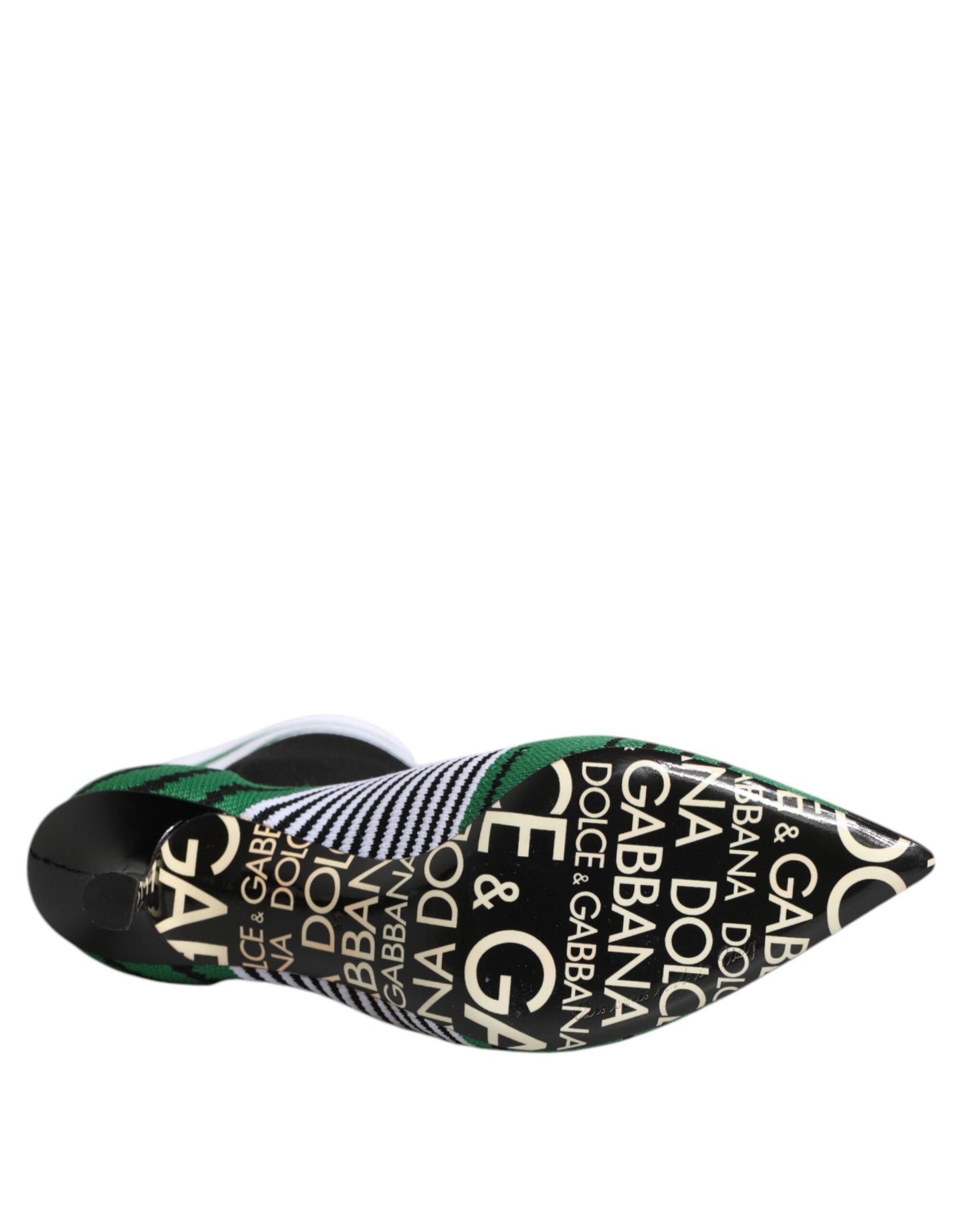 Dolce & Gabbana Grüne Stretch Socke Stil Stiefeletten Schuhe