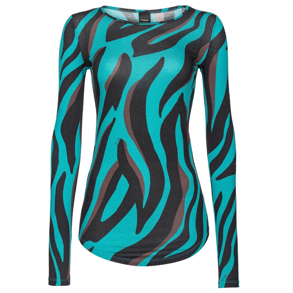 PINKO Grüner Viskose-Pullover